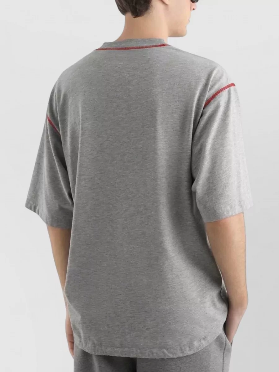 Dolce&Gabbana Cotton Embroidered Crewneck Short-Sleeve T-Shirt