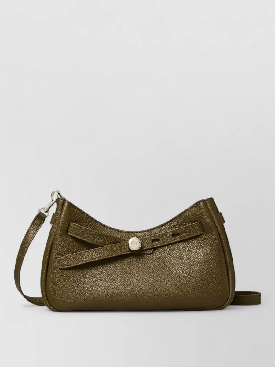 Tory Burch Romy Leather Clutch Bag