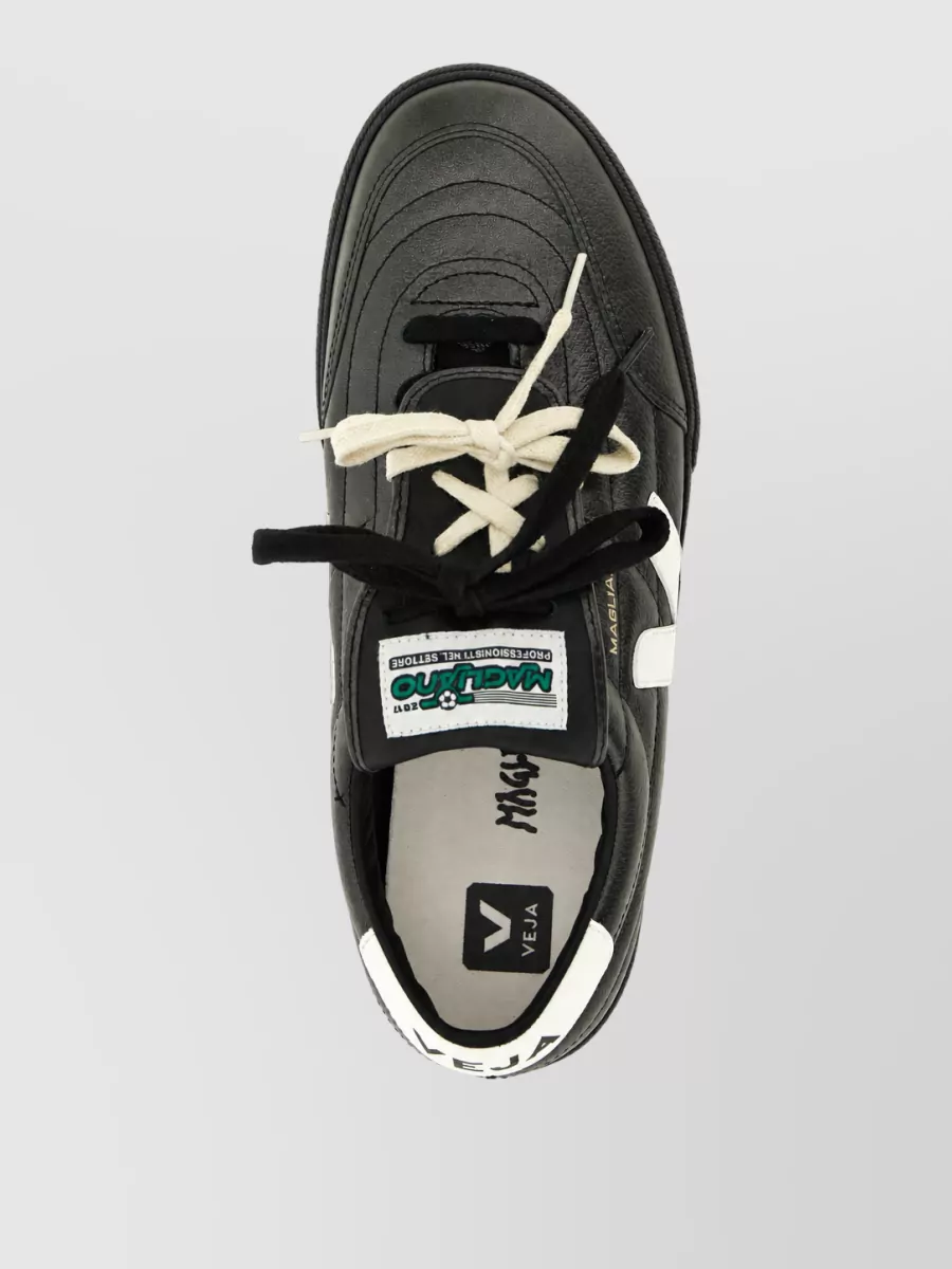 Veja Leather Low-Top Sneakers