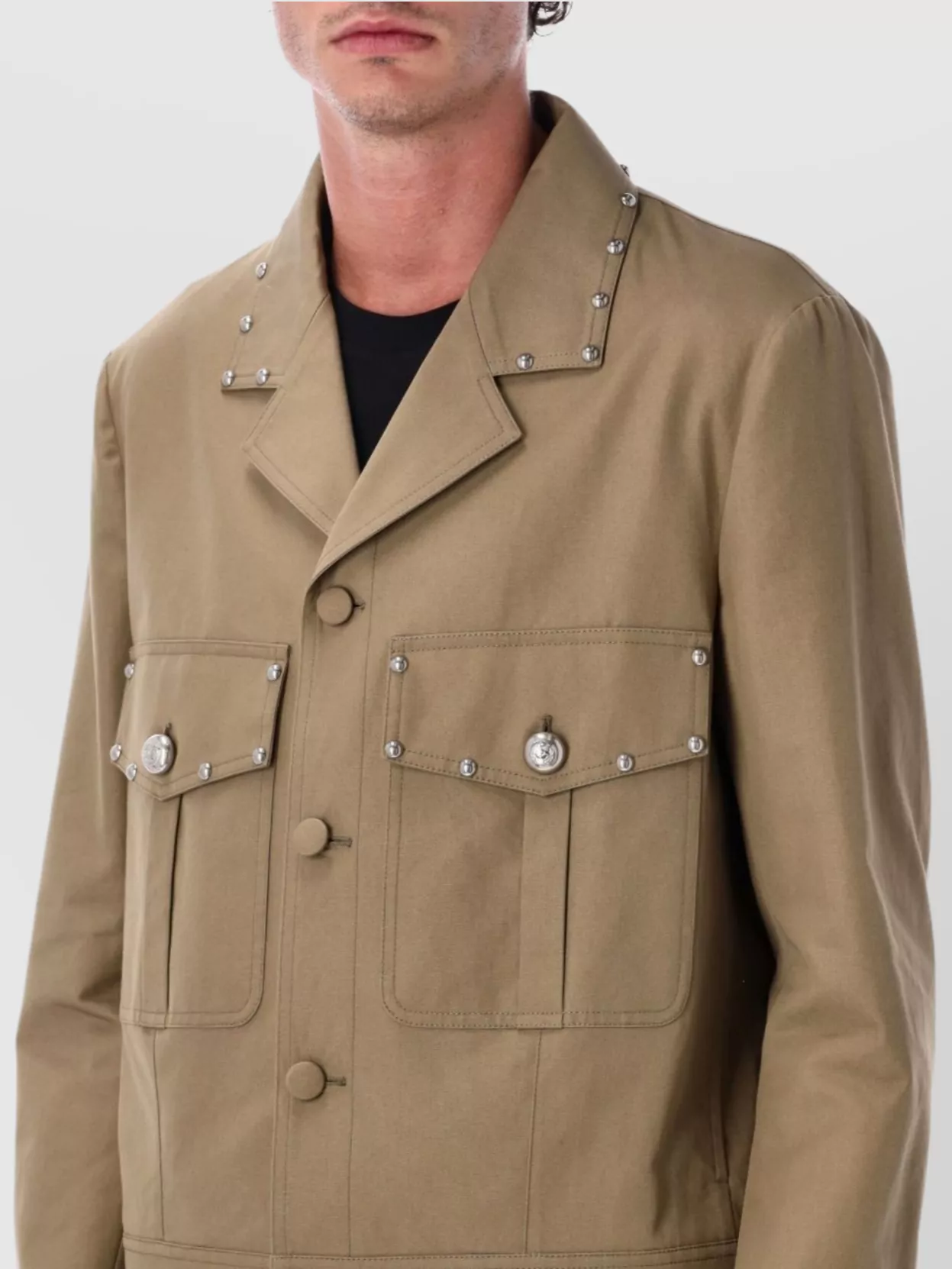 Valentino Garavani Safari Jacket With Long Sleeves And Flap Pockets