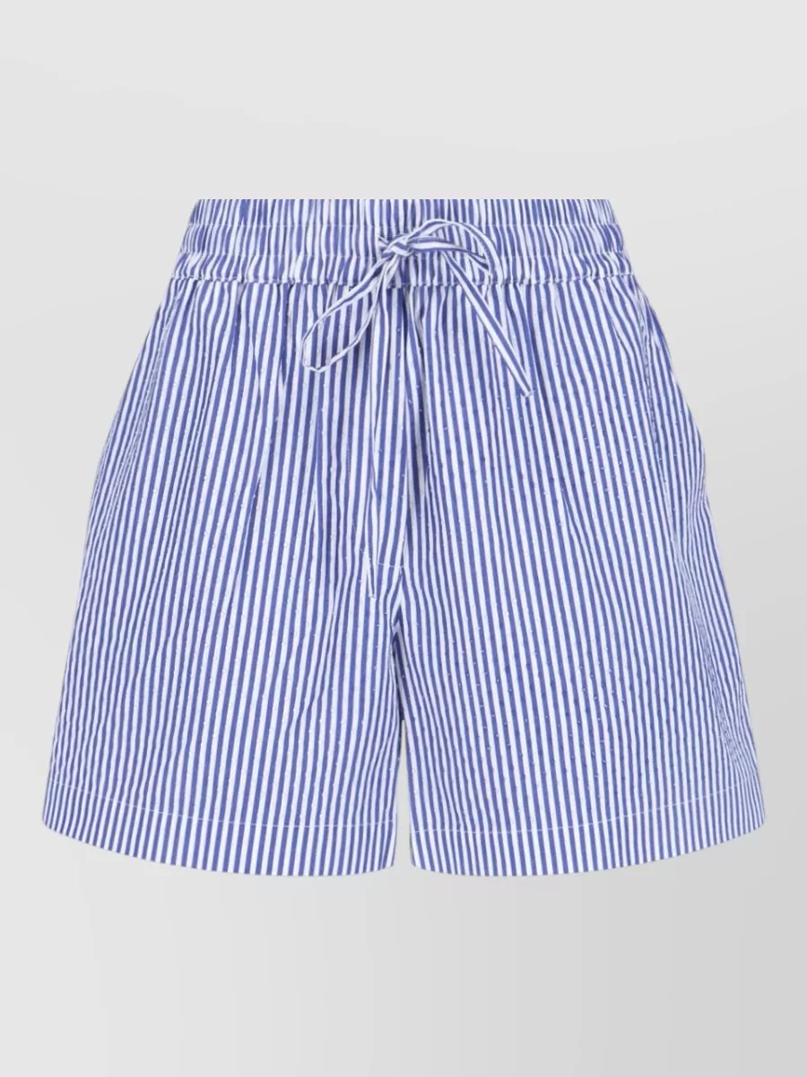 Parosh Cotton Straight Knee-Length Shorts