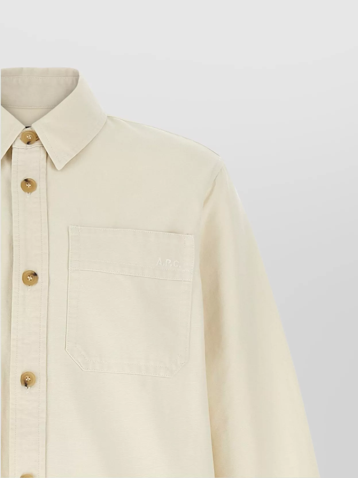 A.p.c. Shirt Logo Chest Pocket Embroidery