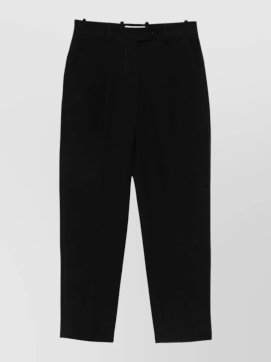 Circolo 1901 cropped pleated tailored trousers