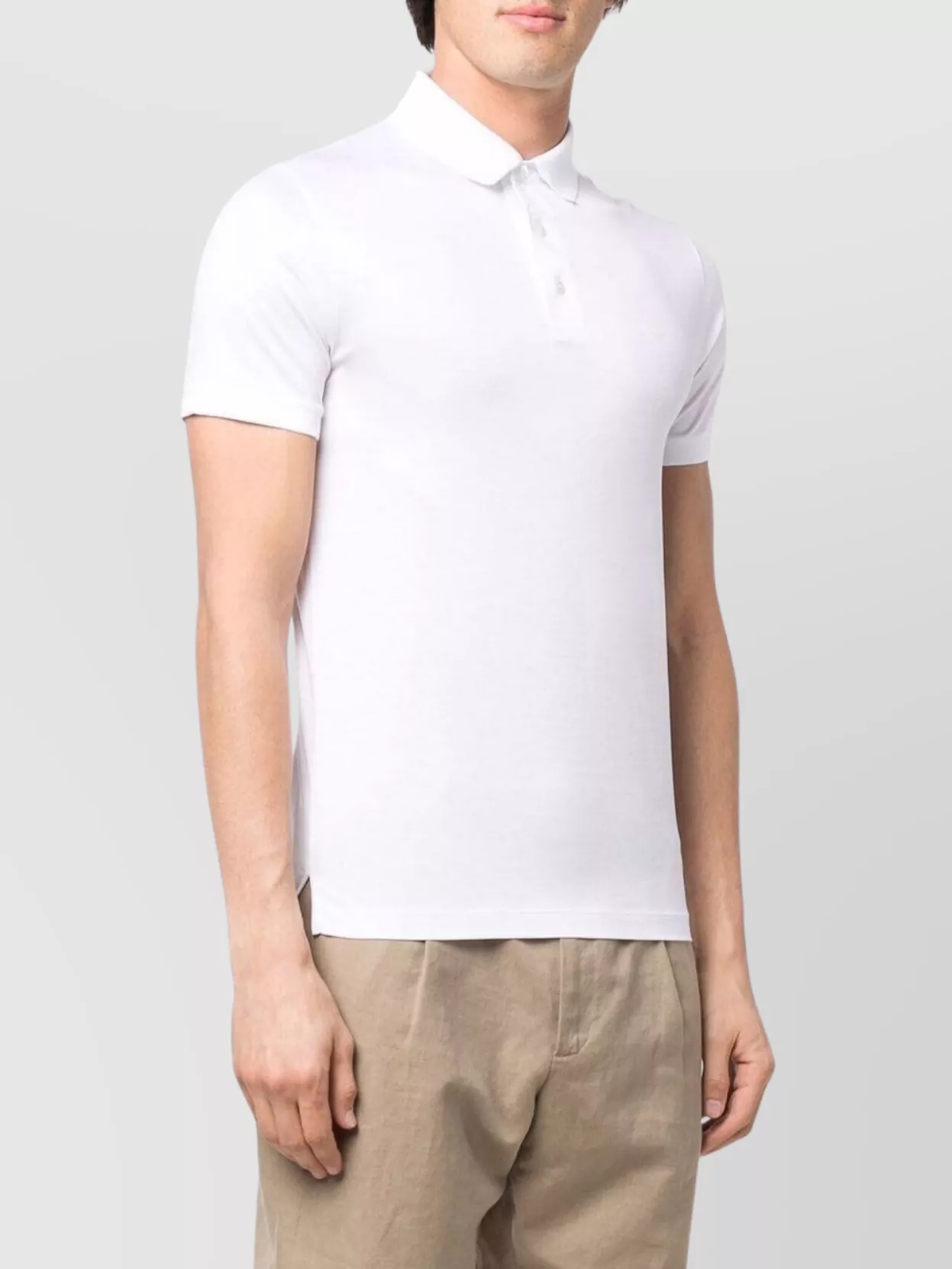Emporio Armani Logo Polo Shirt With Slim Cut