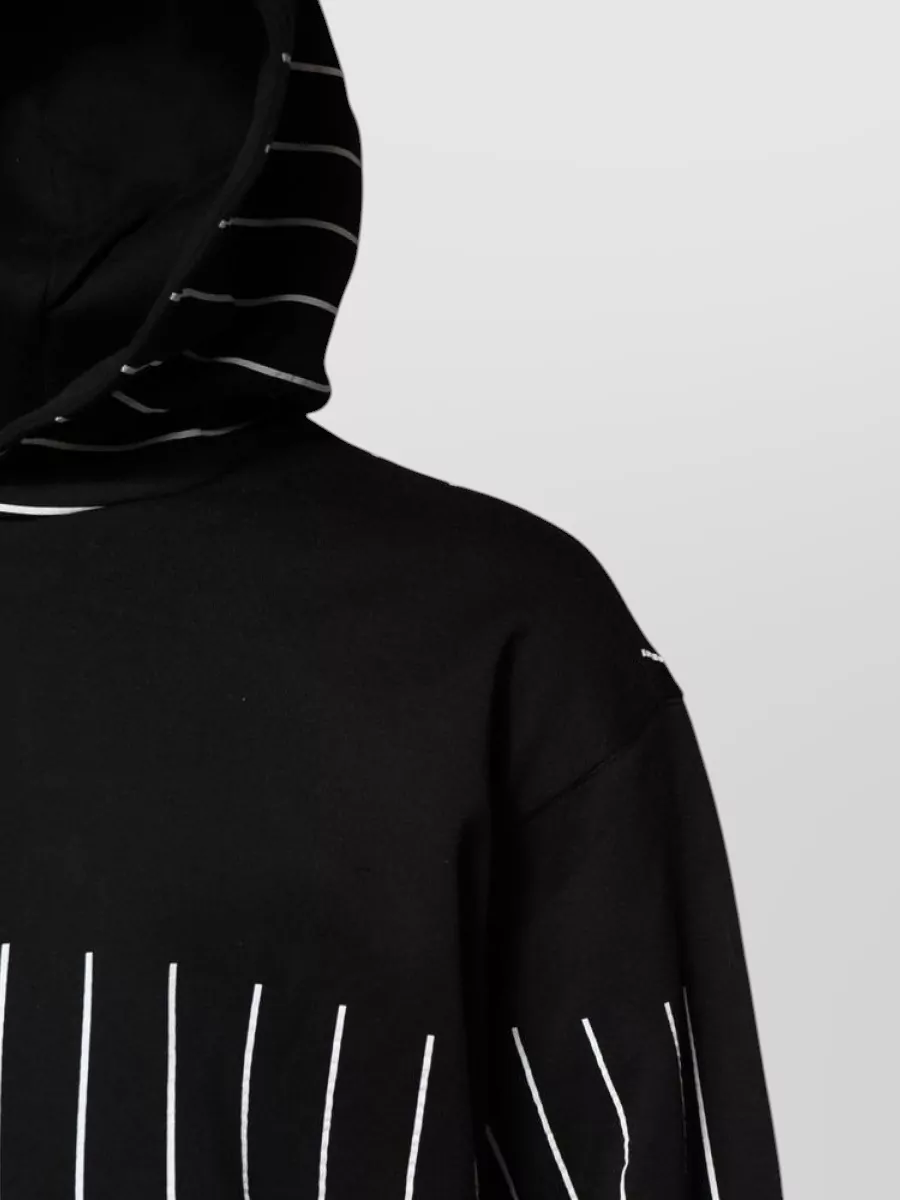 Dolce&Gabbana Striped Hooded Sweatshirt