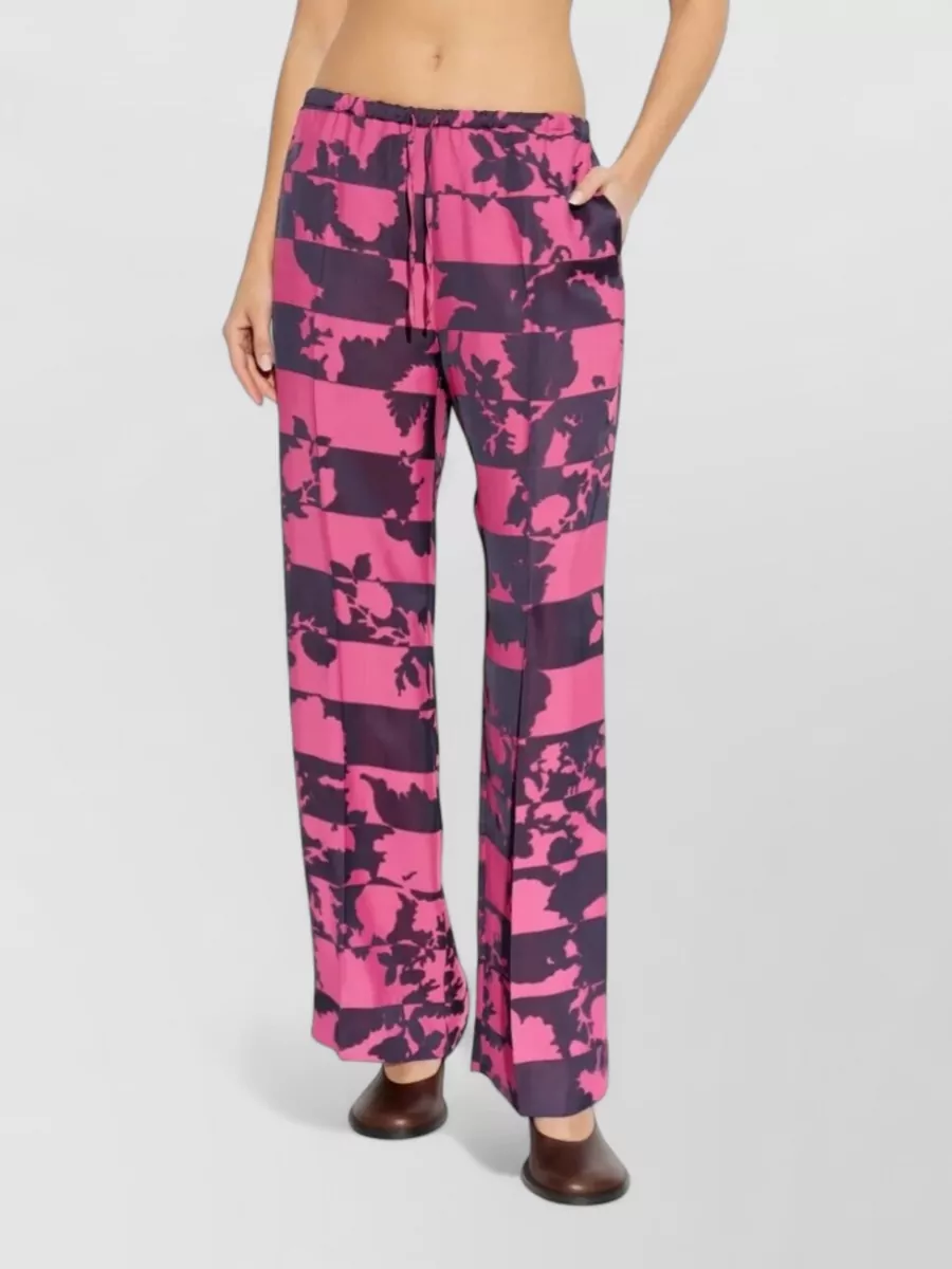 Dries Van Noten Puvis Long Wide-Leg Trousers