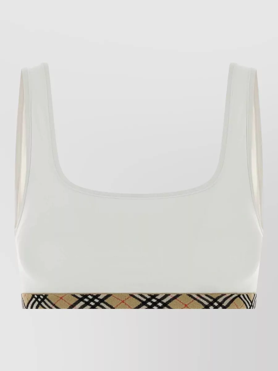 Burberry stretch nylon bikini top