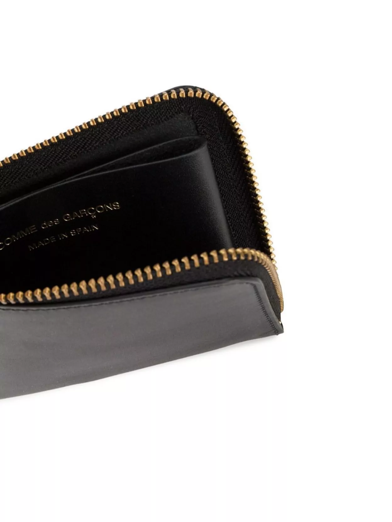Comme Des Garçons Streamlined Leather Line With Smooth Finish