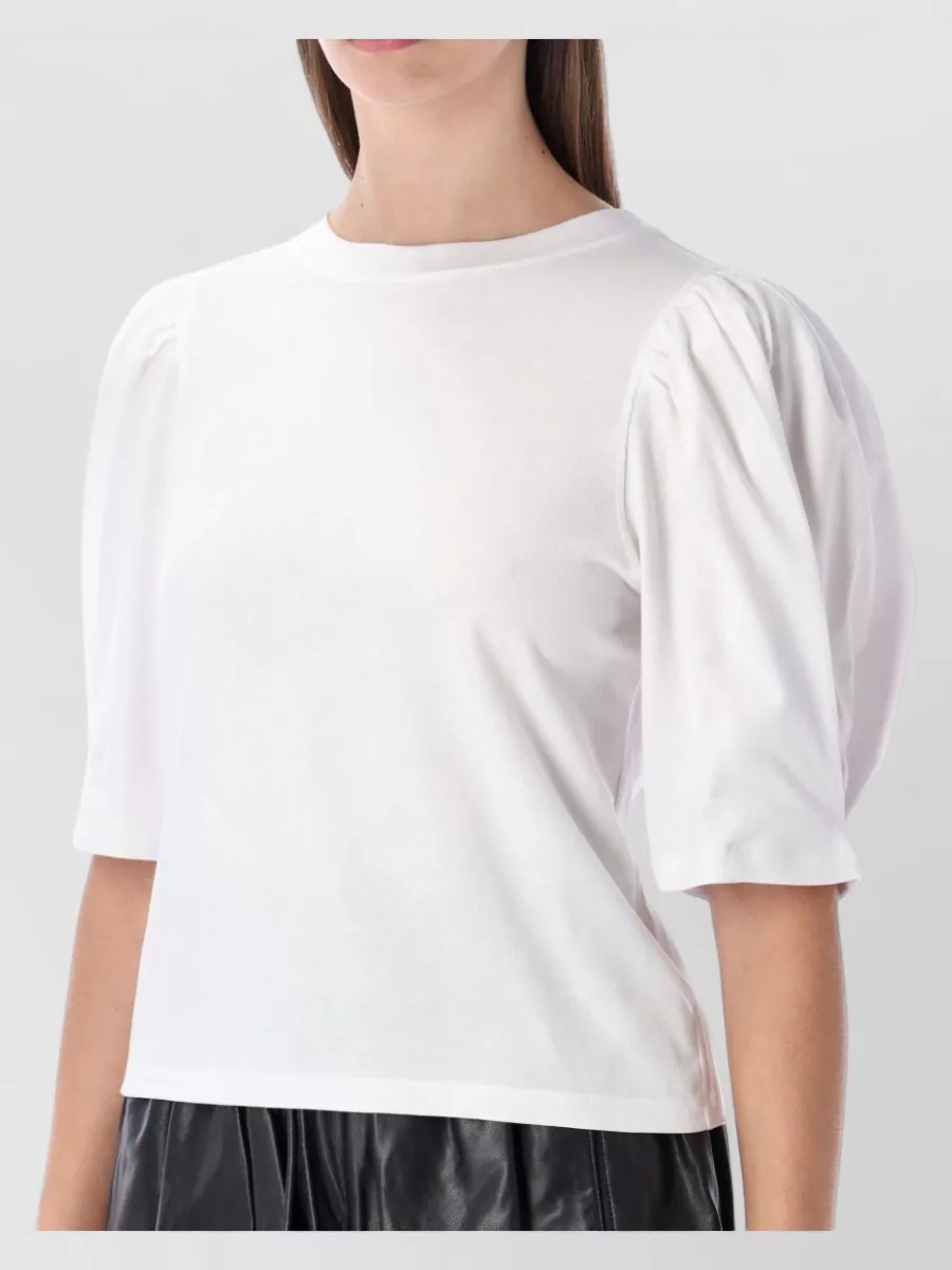 Isabel Marant Etoile Maelis Short Sleeve Crew Neck Top
