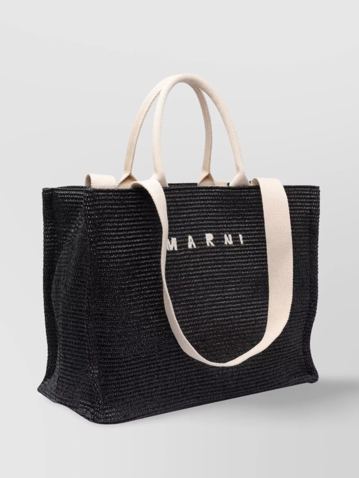 Marni Shopper Tote Bag Woven Texture