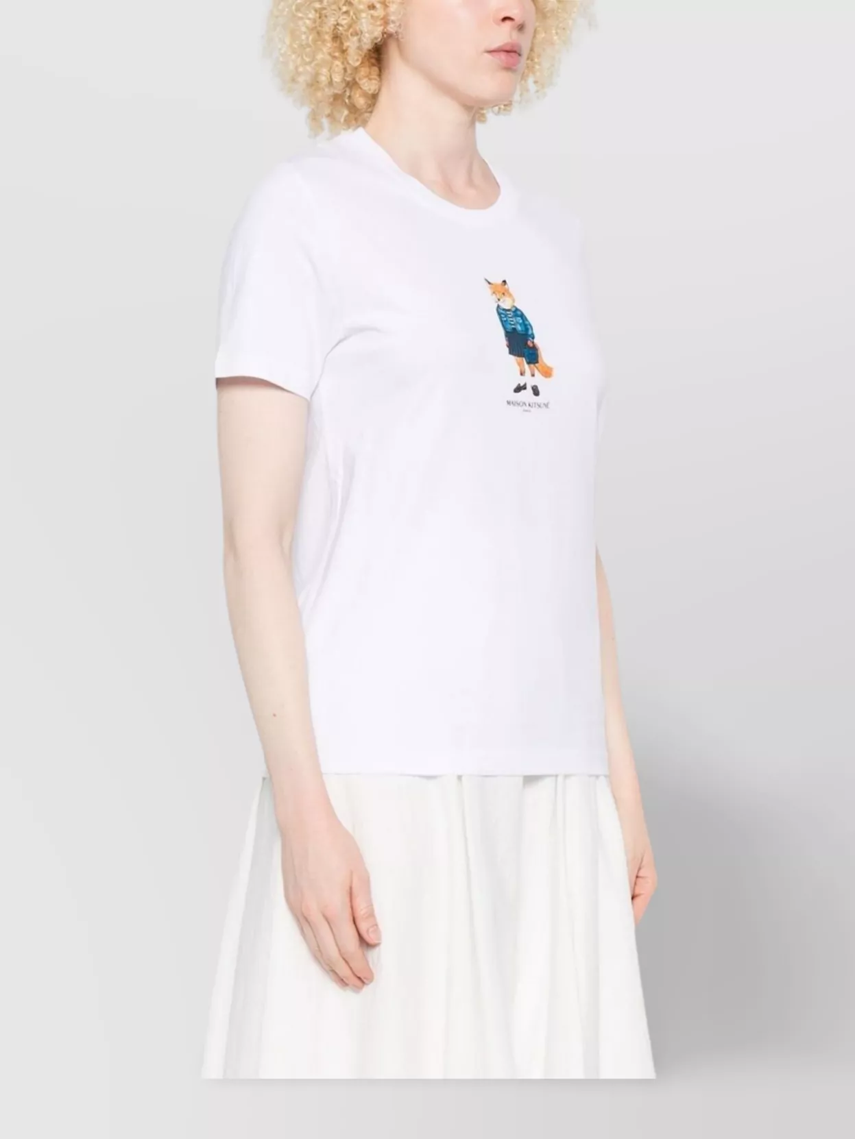 Maison Kitsuné Fox T-Shirt In Cotton