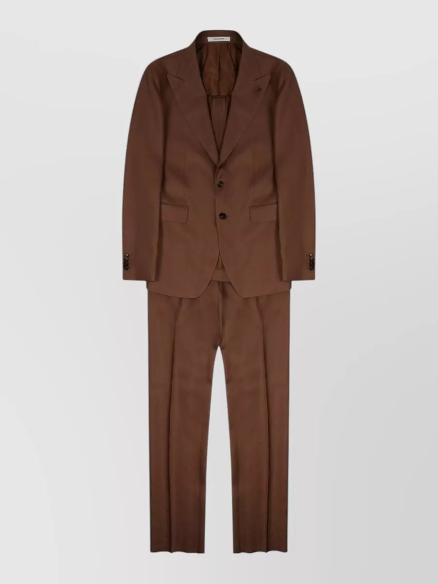 Tagliatore Linen tailored trousers