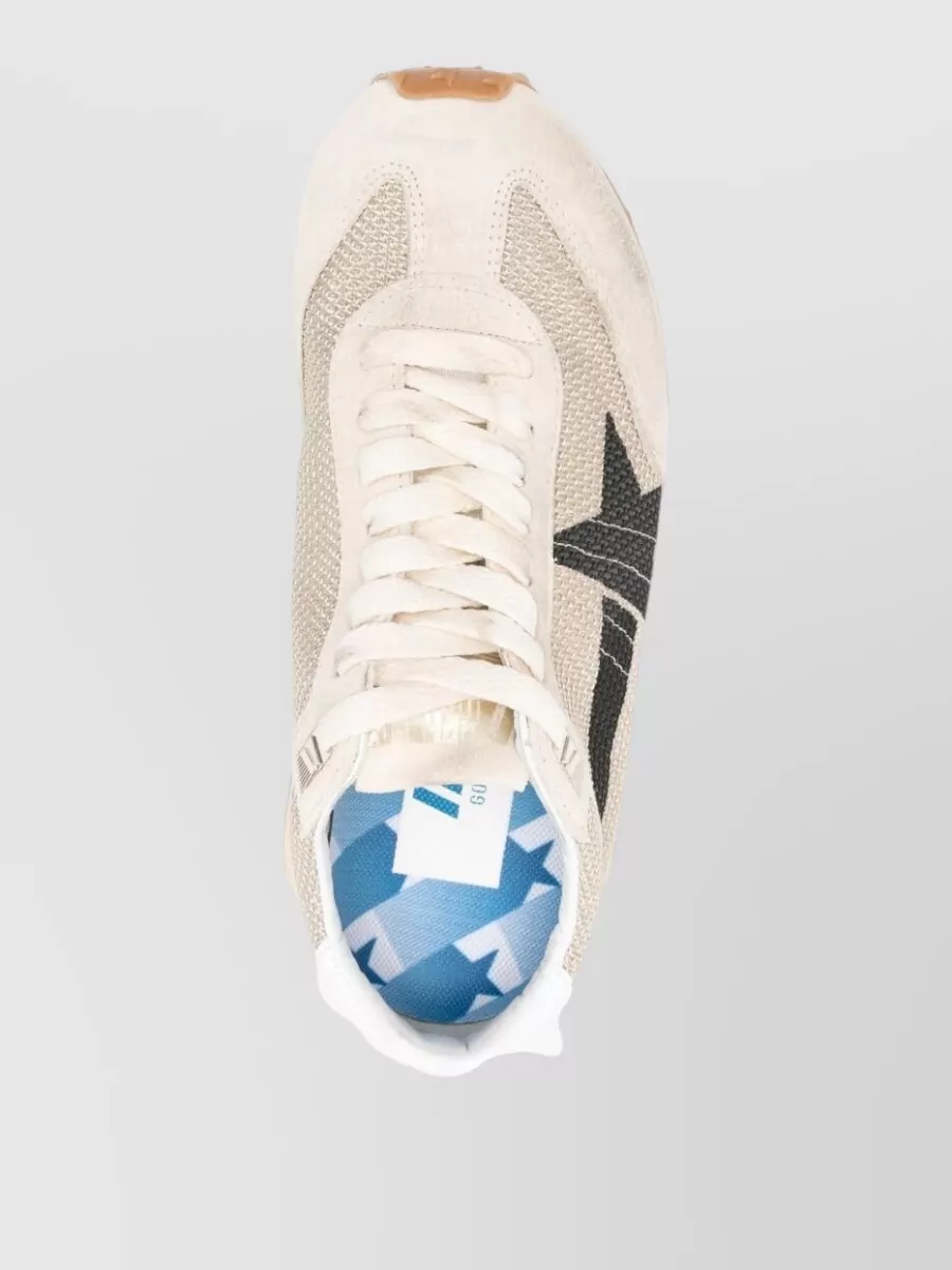 Golden Goose Marathon Sneakers Mesh Panels Rubber Sole