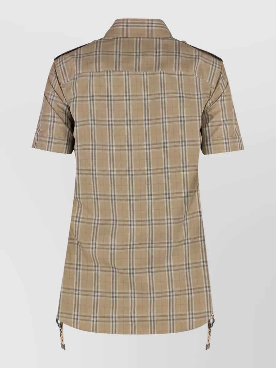 Burberry Checked Cotton Shirt