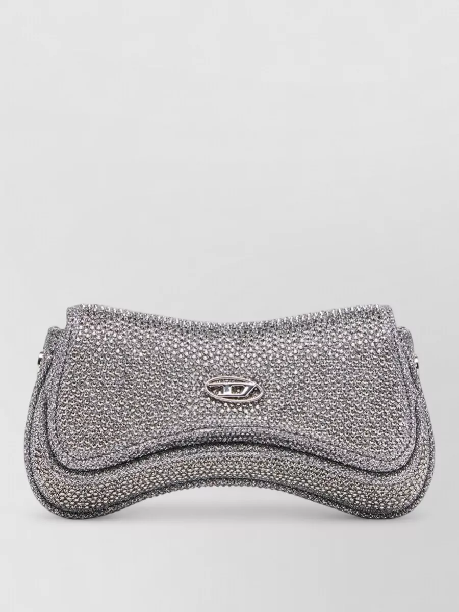 Diesel play xs crystal-embellished shoulder bag