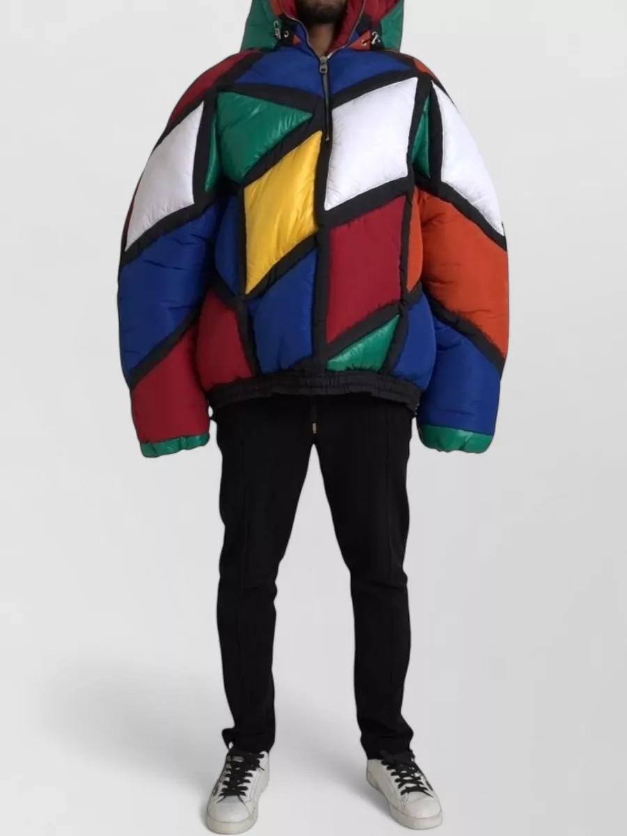 Dolce&Gabbana quilted hooded puffer jacket