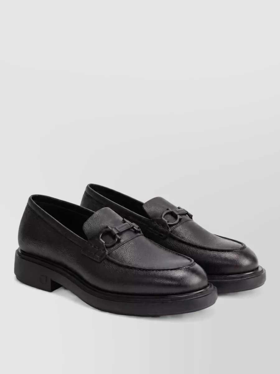 Ferragamo leather loafers
