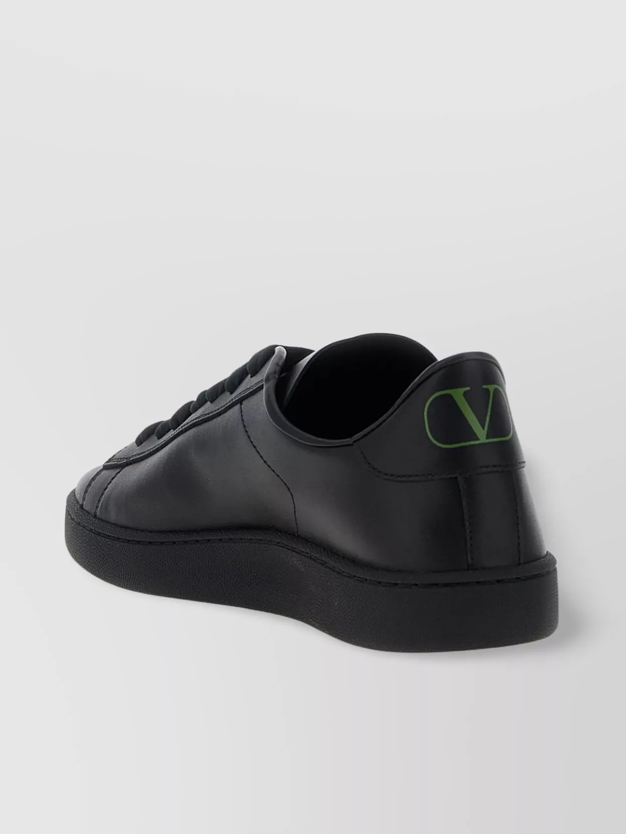 Valentino Man Black Sneakers In Black
