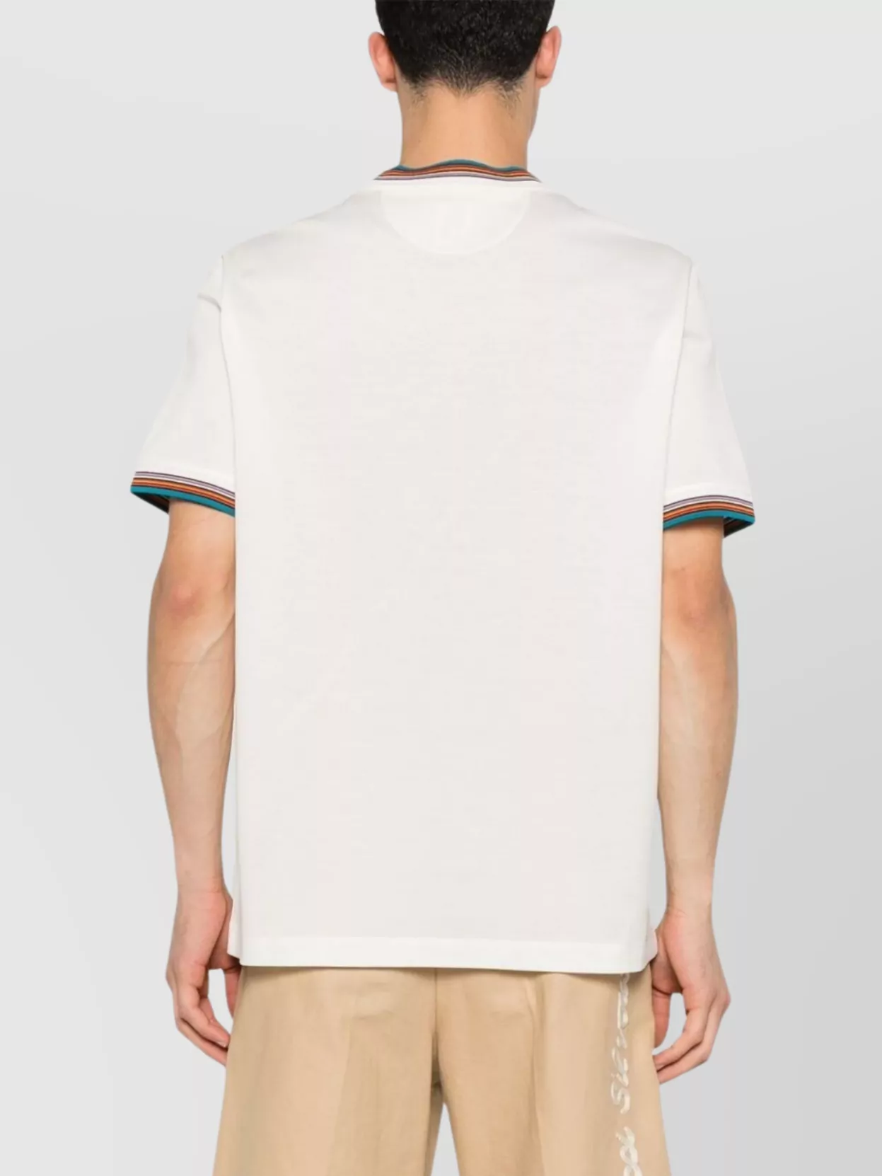 Paul Smith Striped Detail Crew Neck T-Shirt