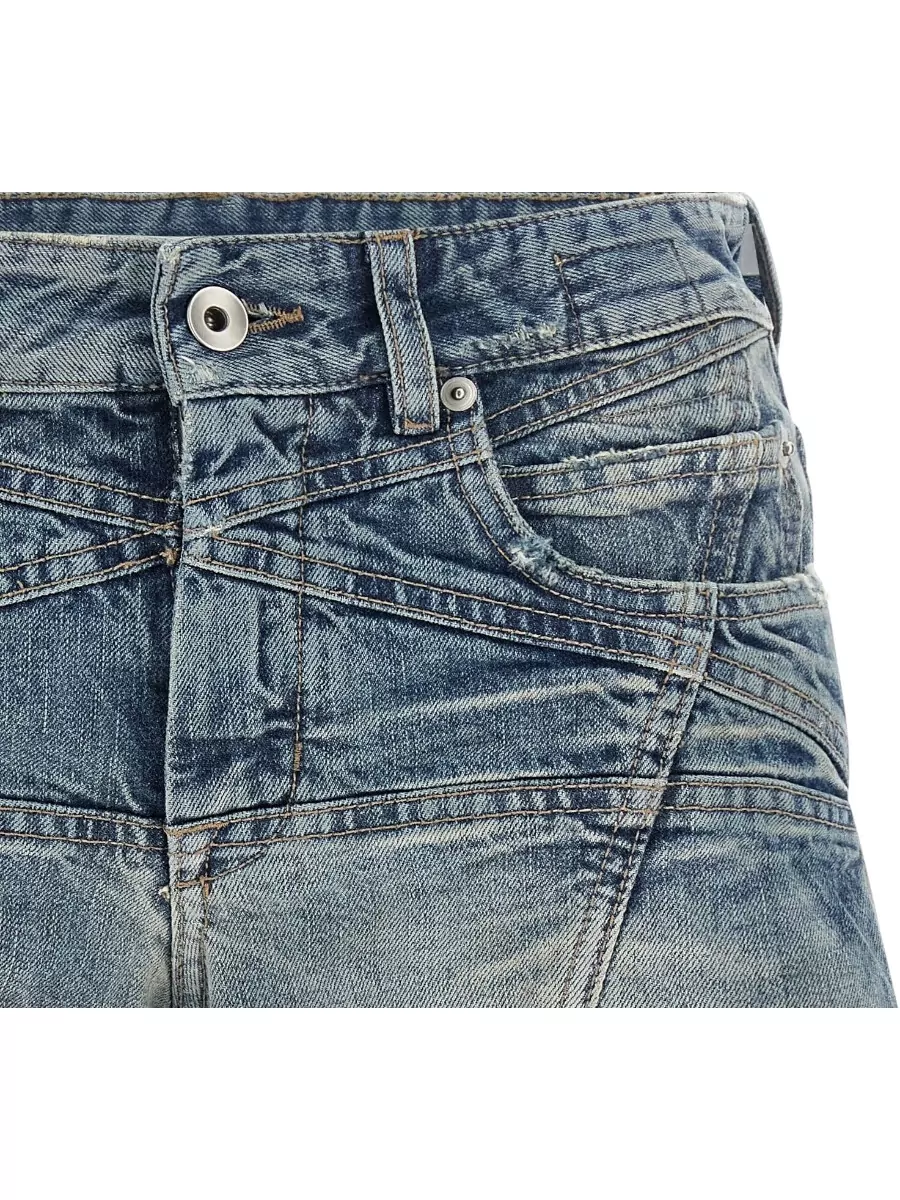 Rick Owens Drkshdw Denim Short Shorts