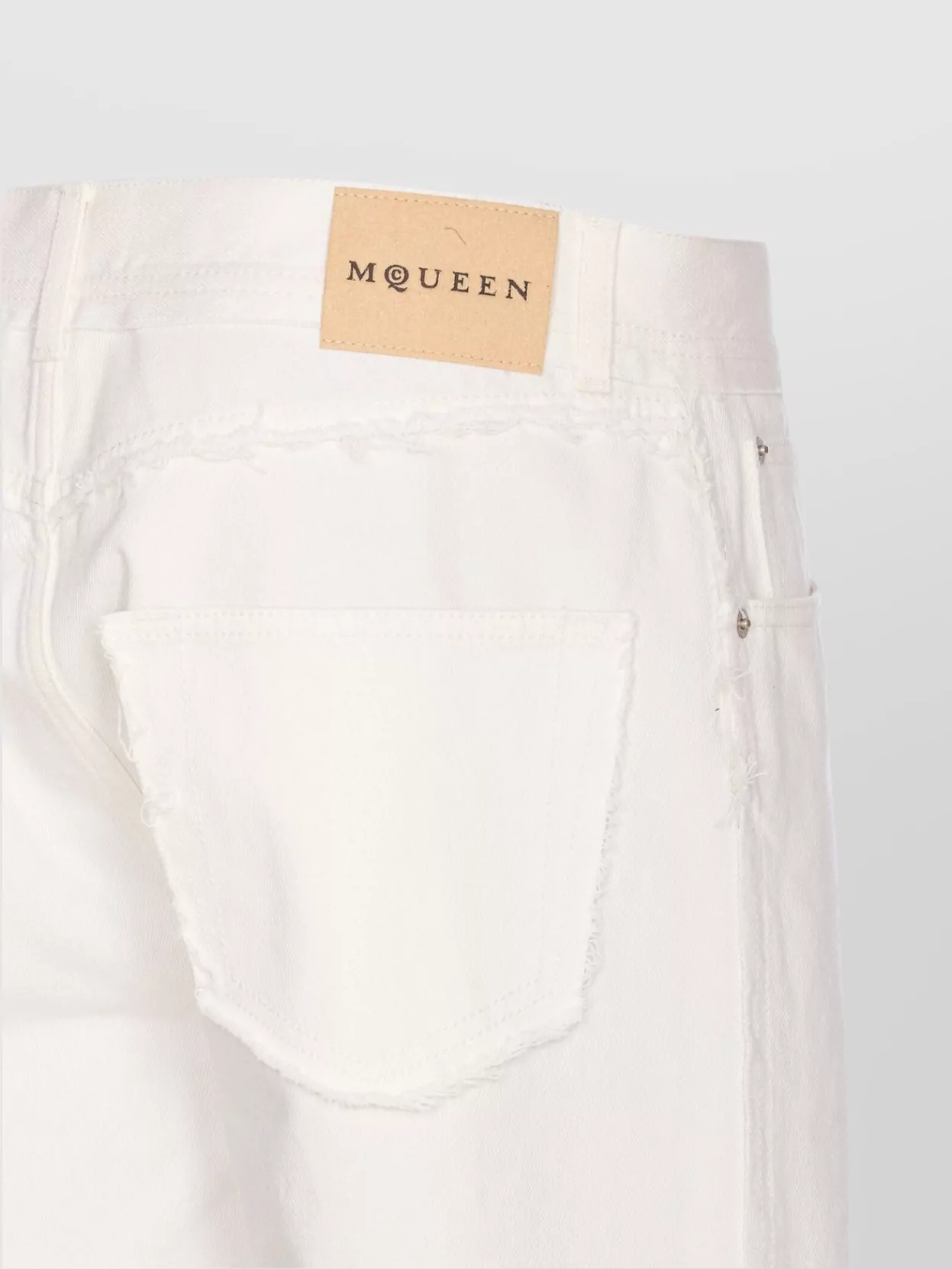 Alexander Mcqueen High Waist 5 Pockets Belt Loops Trousers