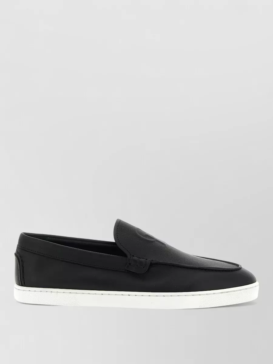Christian Louboutin Leather Neocl Boat Loafers