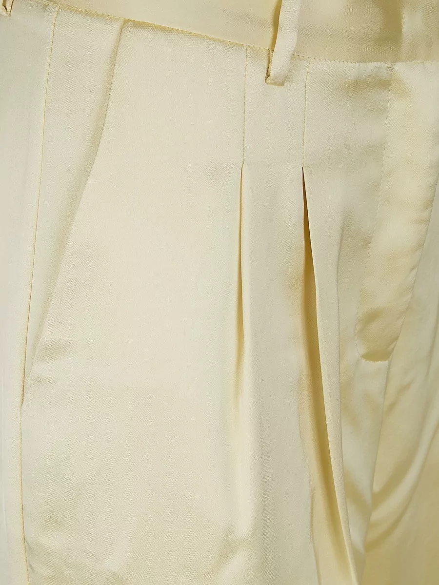 The Andamane High-Rise Satin Tailored Trousers