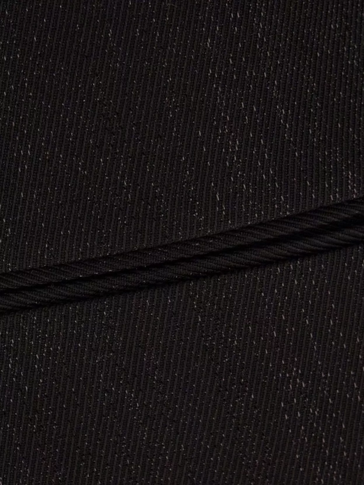 Fendi Wool Blend Trousers With Ironed Pleats