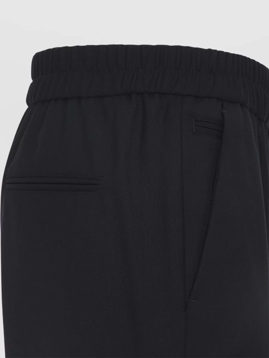 Paul Smith Wool Straight-Leg Tailored Trousers