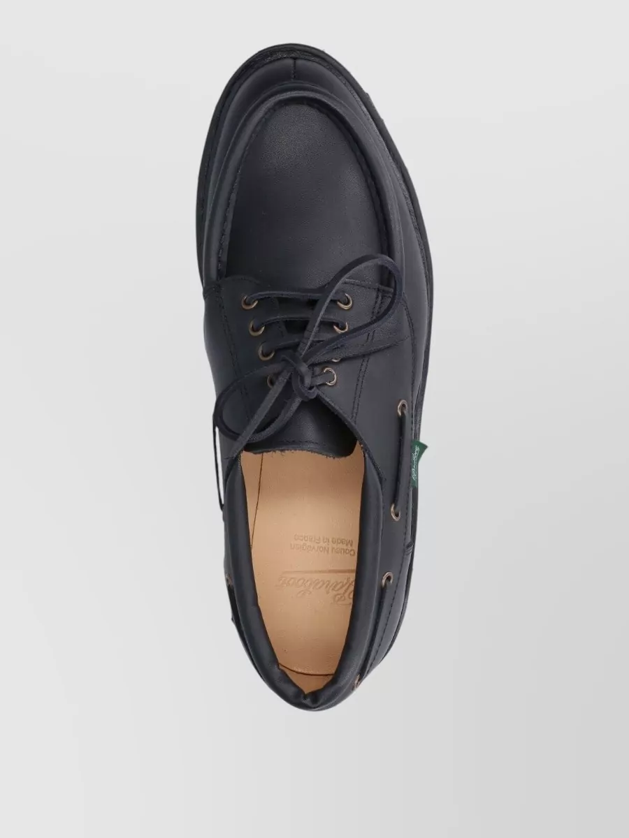 Paraboot Leather Boat Shoes