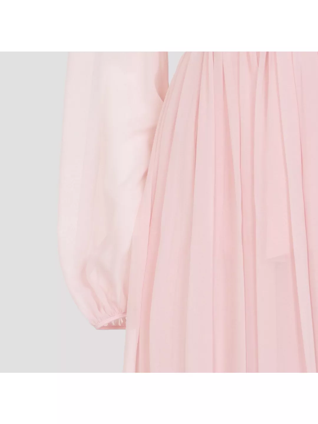 Giambattista Valli V-Neck Long Sleeve Floor-Length Dress