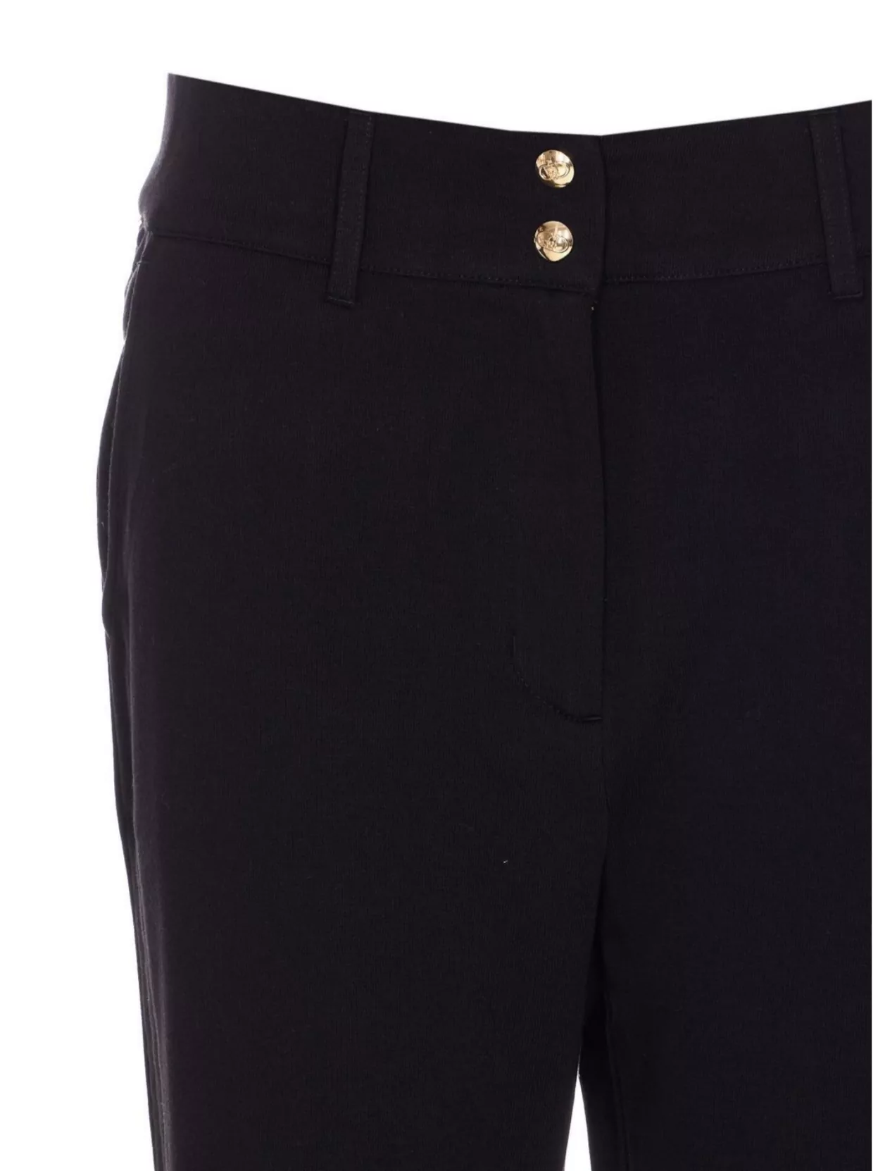 Shop Liu •jo Pants With Gold Button Detail