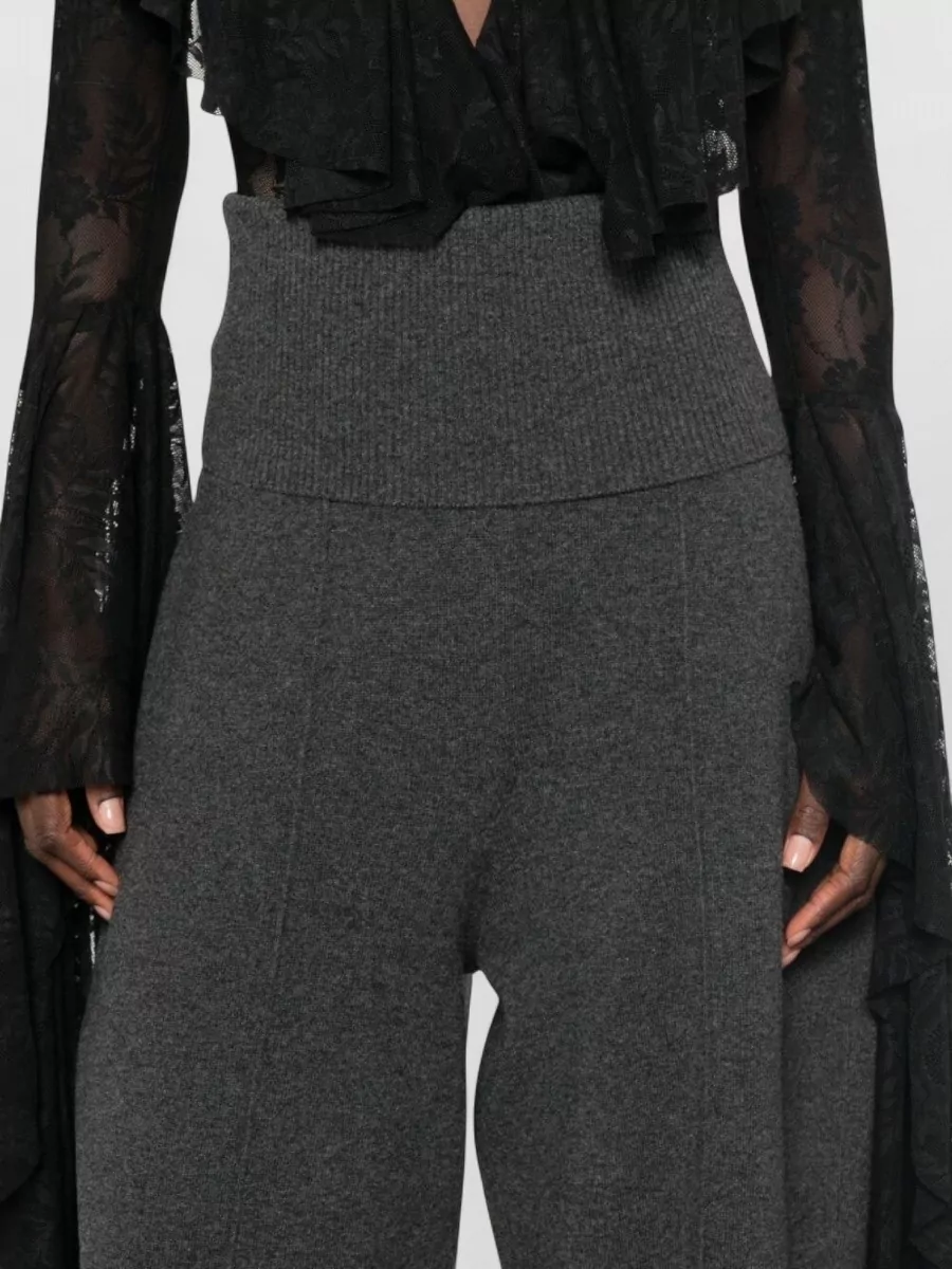 Zimmermann Merino Wool Ribbed Loungewear Trousers