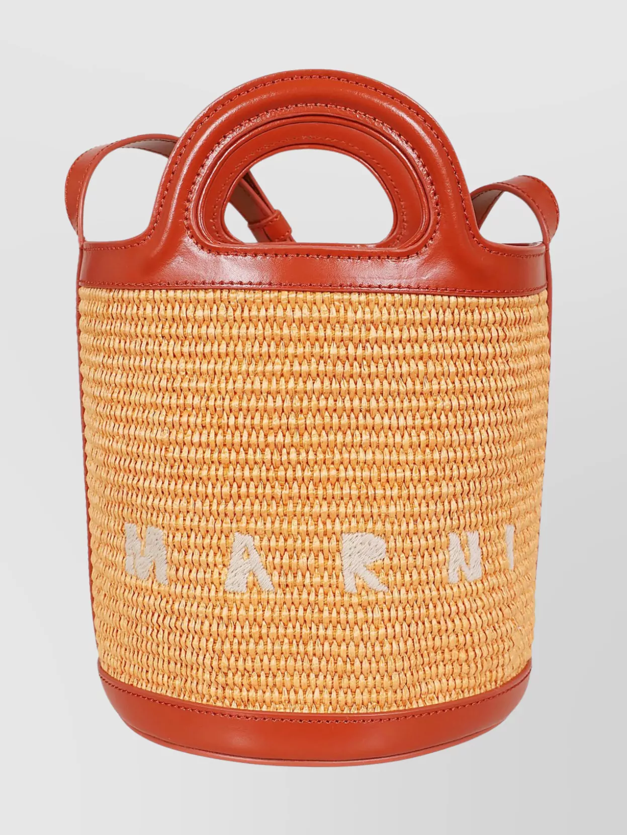 Shop Marni Versatile Circular Handle Shoulder Bag