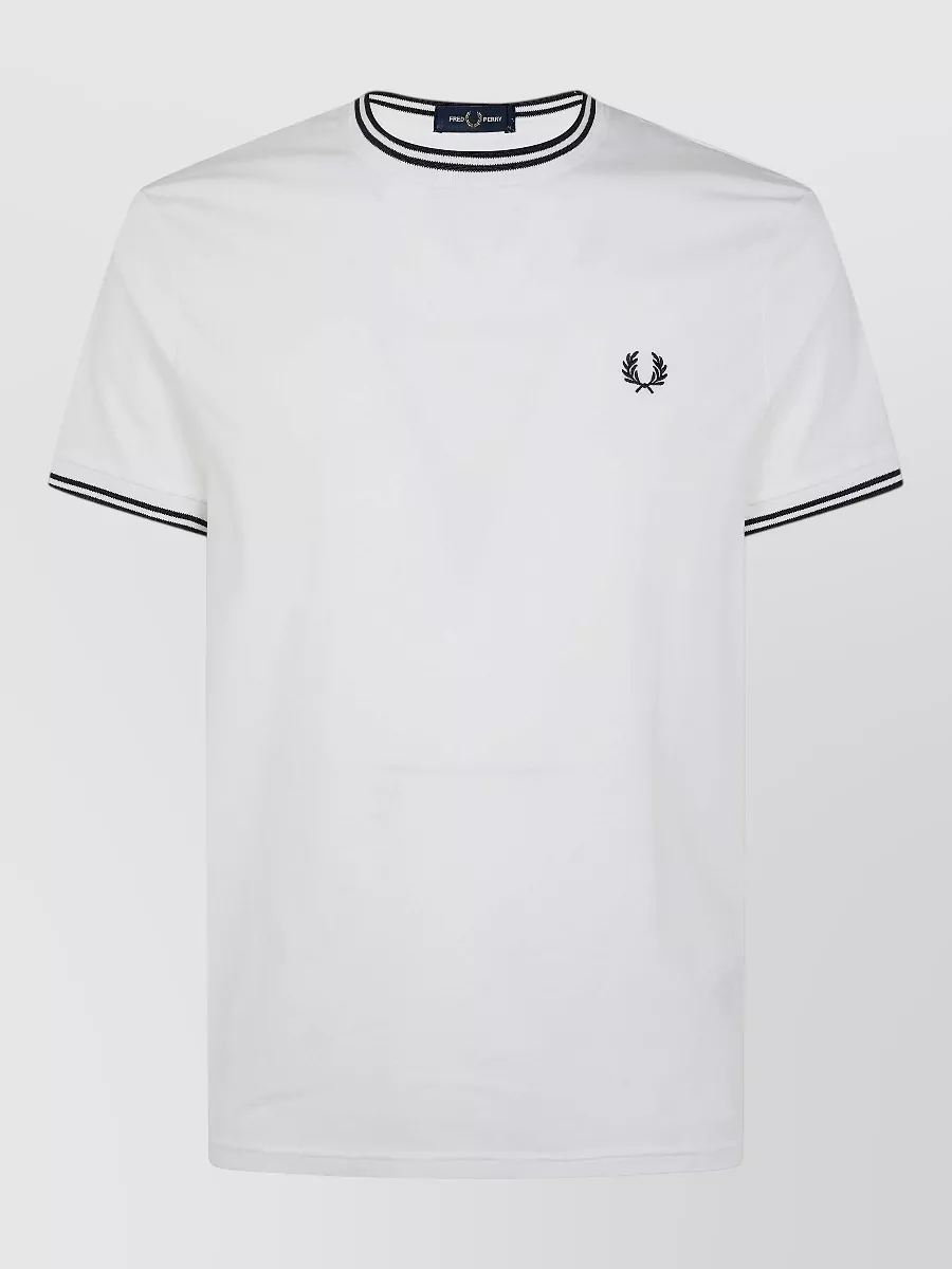 Fred Perry Cotton Short-Sleeve T-Shirt