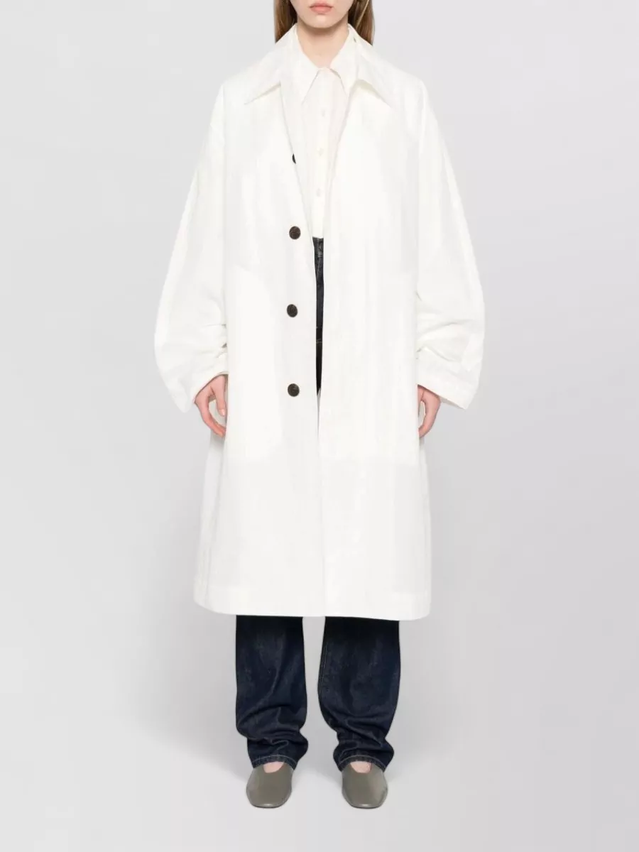 Studio Nicholson Cotton Blend Fitted Jacket