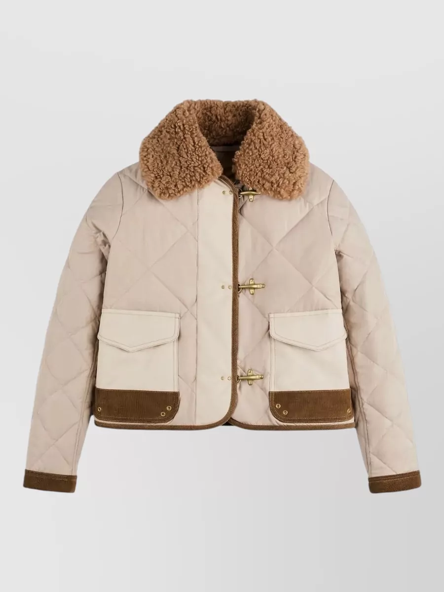 Fay faux fur coat