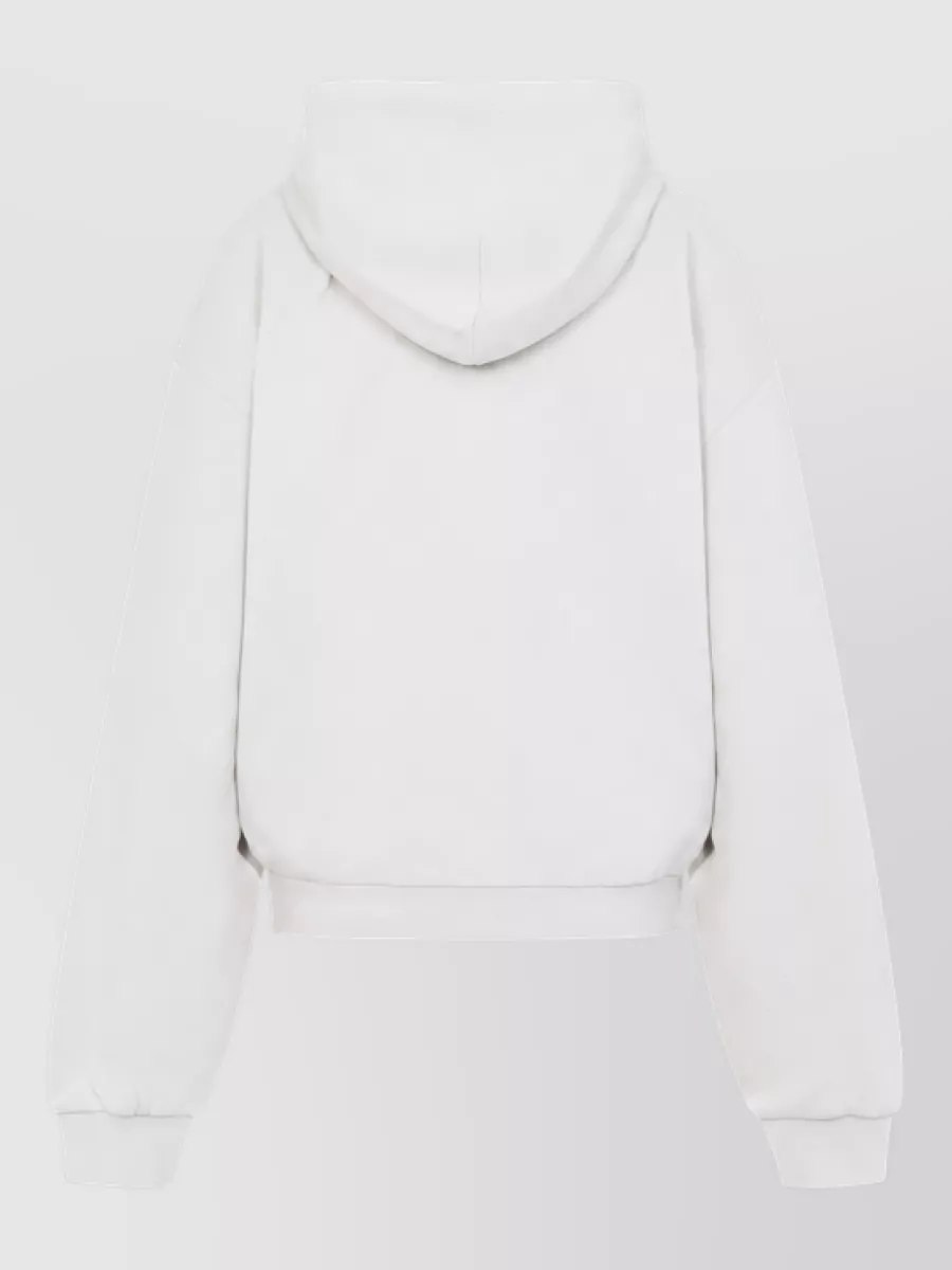 Acne Studios Ribbed Cuff Relaxed Zip Hoodie
