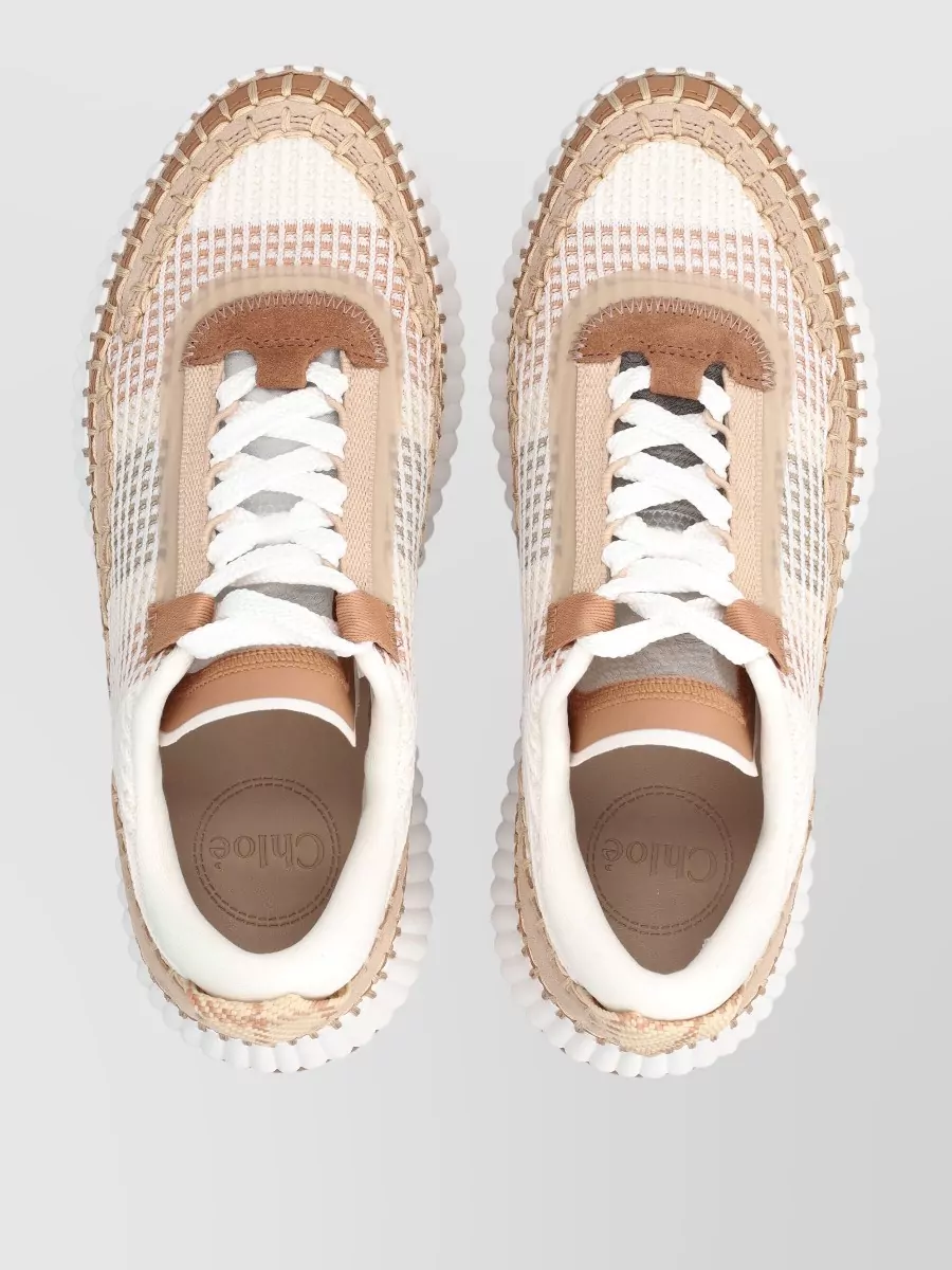 Chloé Artisan Crafted Sneakers Unique Sole