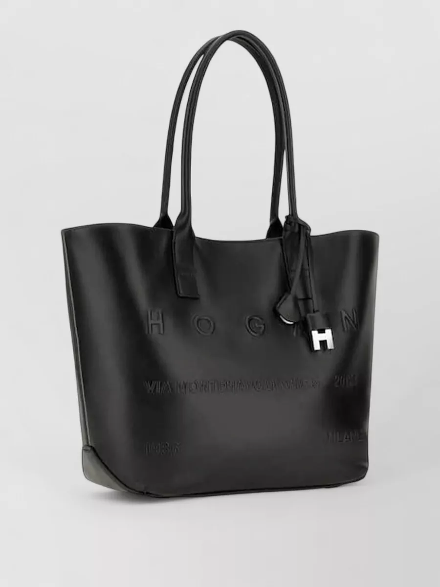 Hogan medium leather tote bag