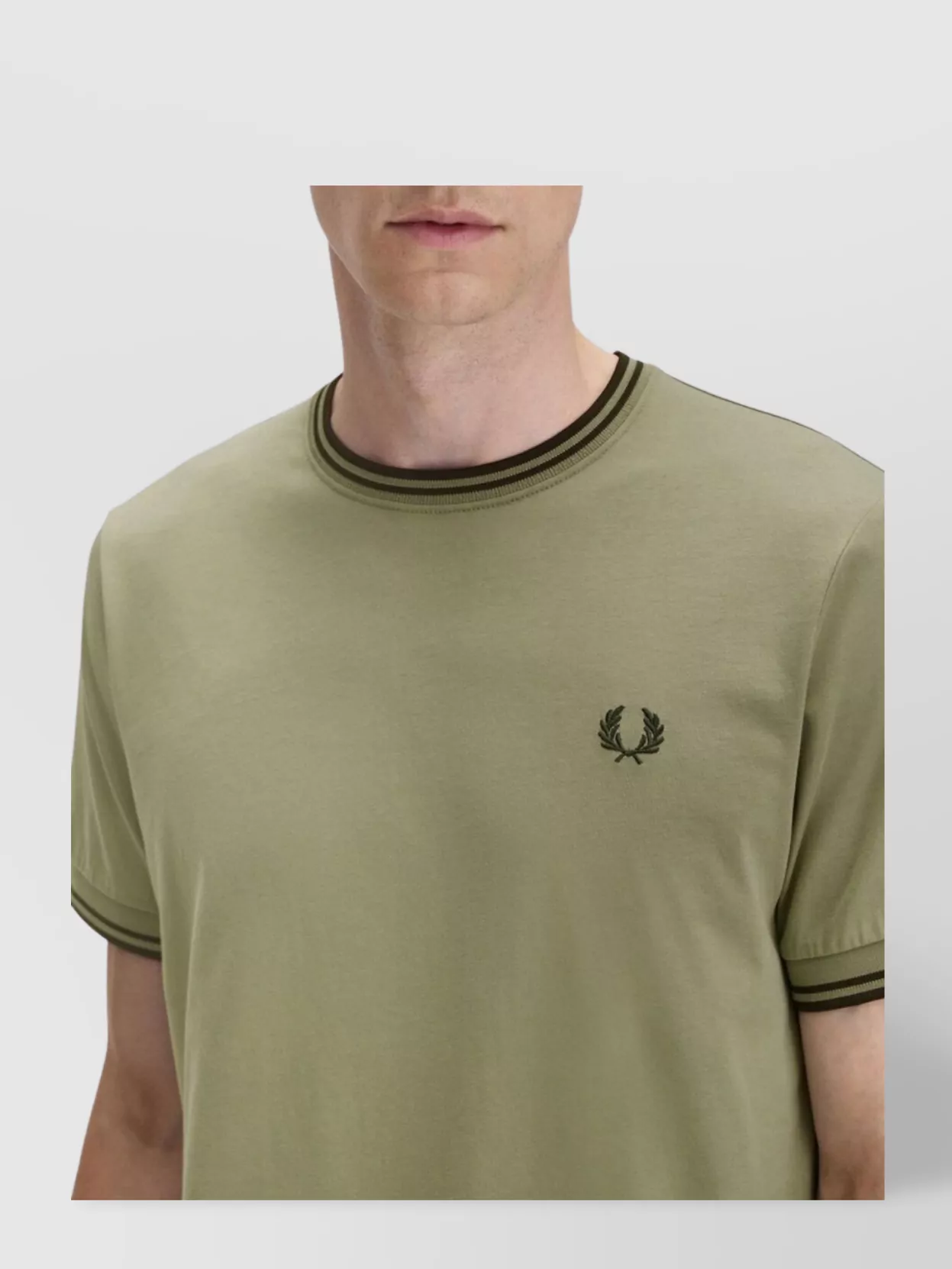 Fred Perry Cotton Stripe T-Shirt