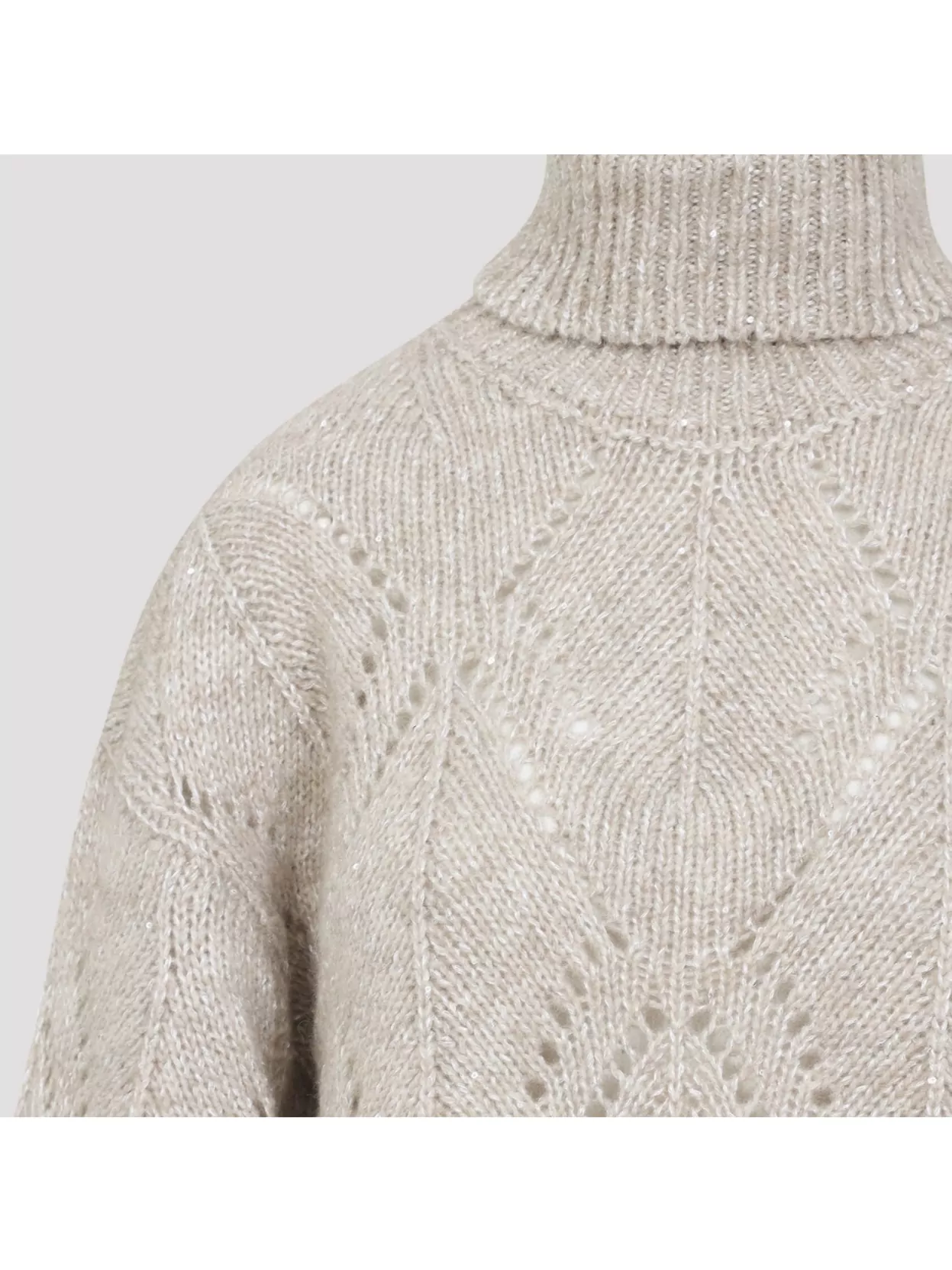 Peserico Textured Knit Turtleneck Sweater