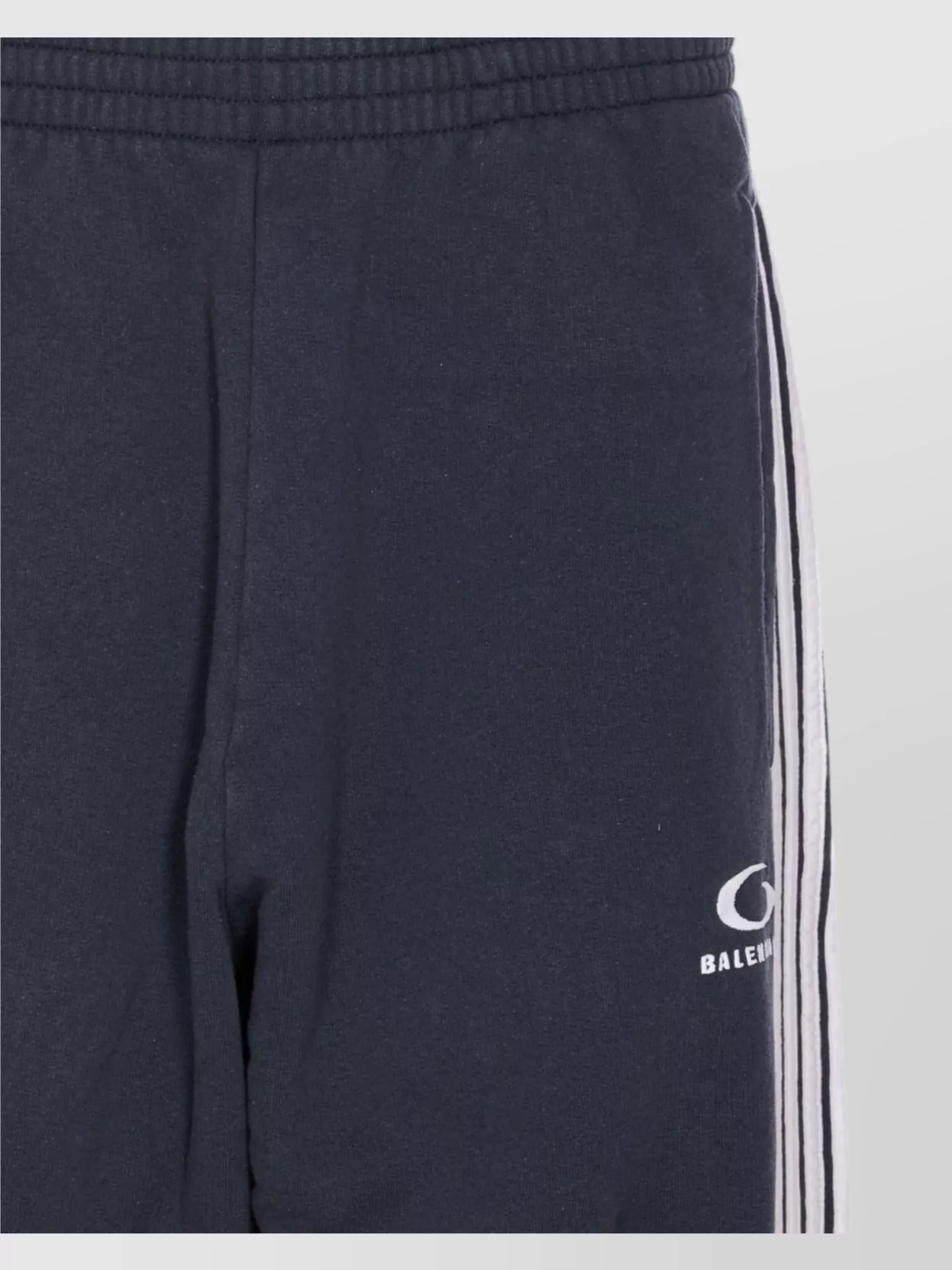 Balenciaga Baggy Sweatpants With Stripes And Wide Leg In Blue