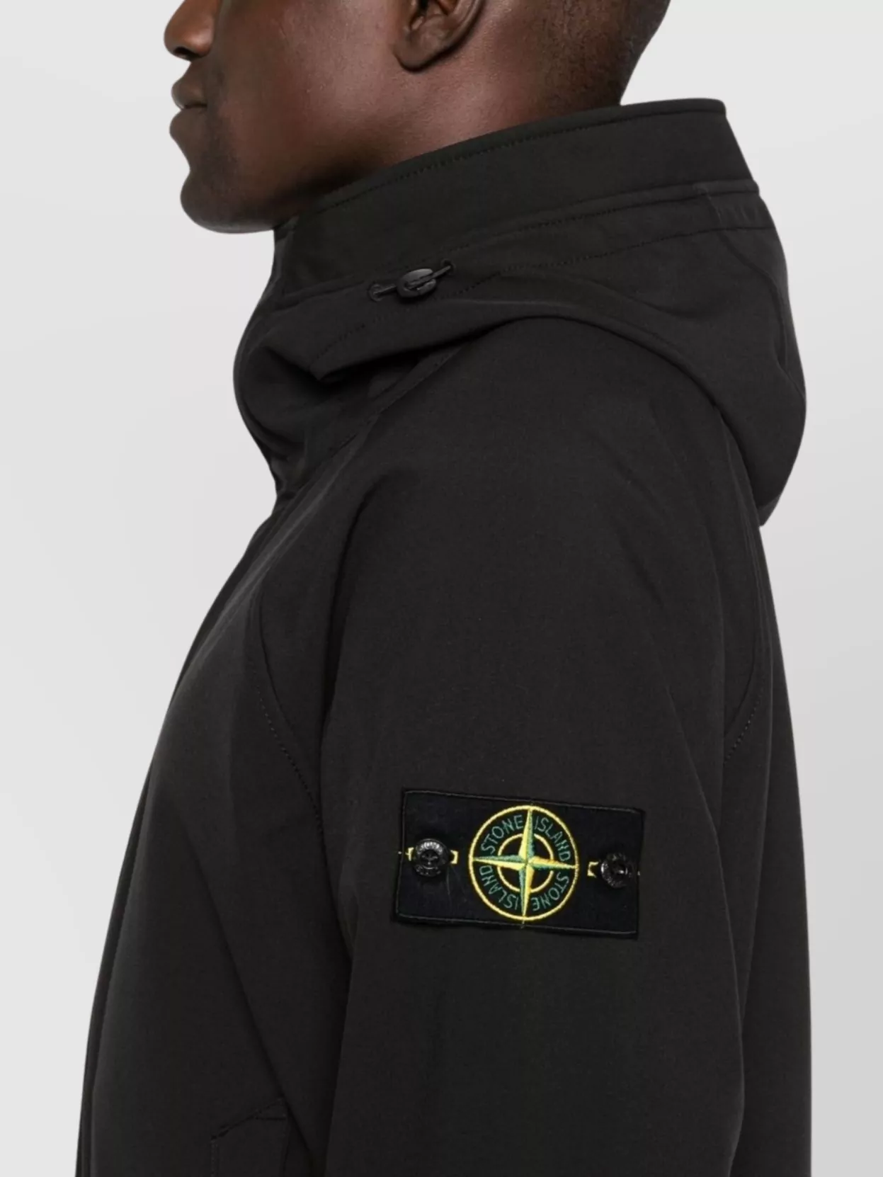 Stone Island Hooded Jacket Hand Pockets