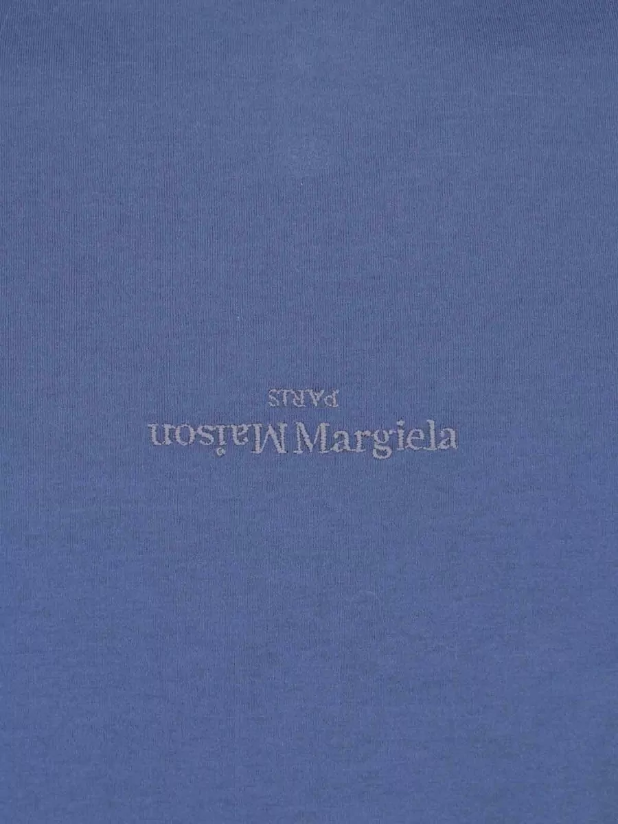 Maison Margiela Crew Neck Cotton Jersey Short Sleeve T-Shirt