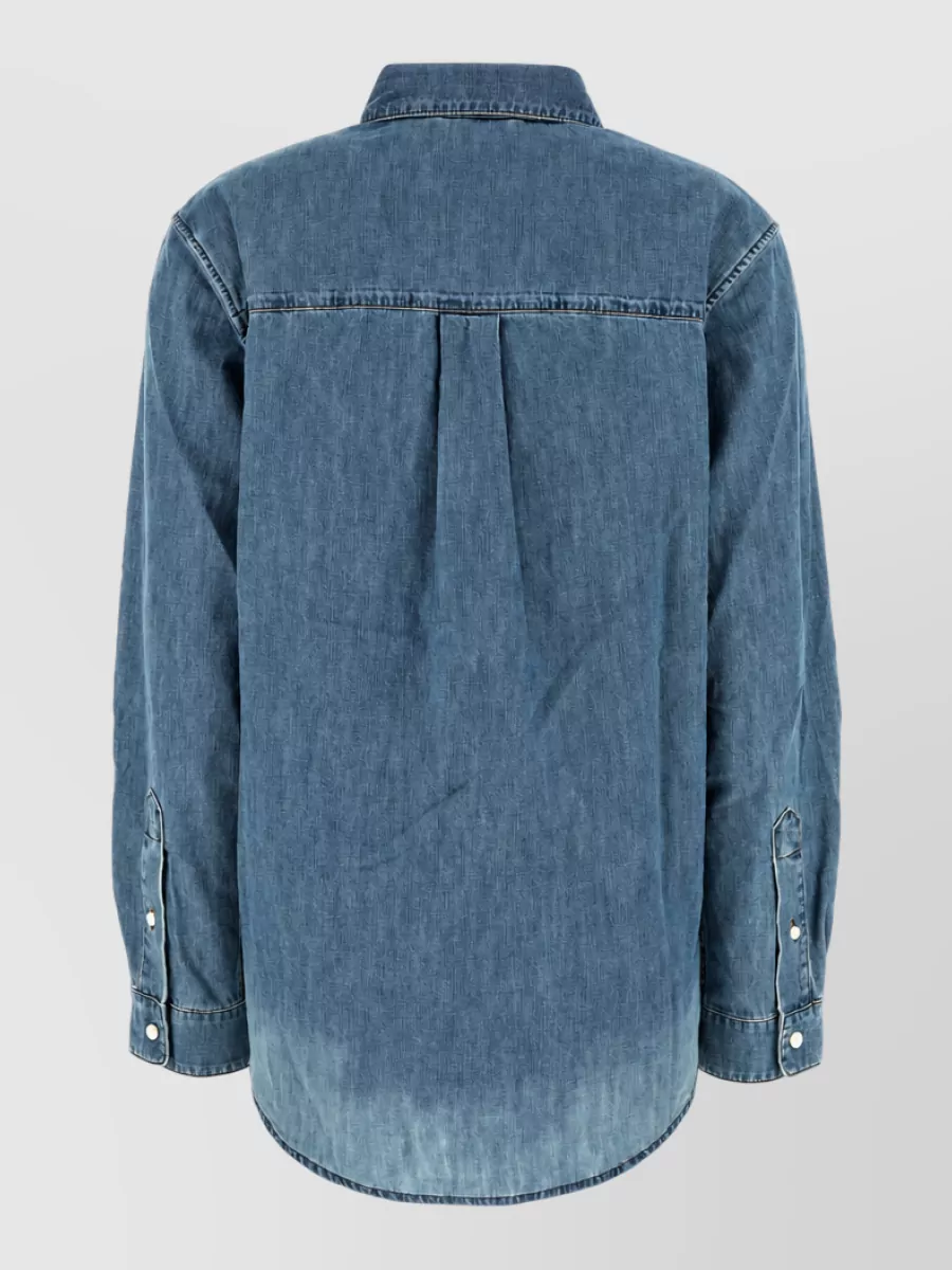 Miu Miu Chambray Denim Shirt