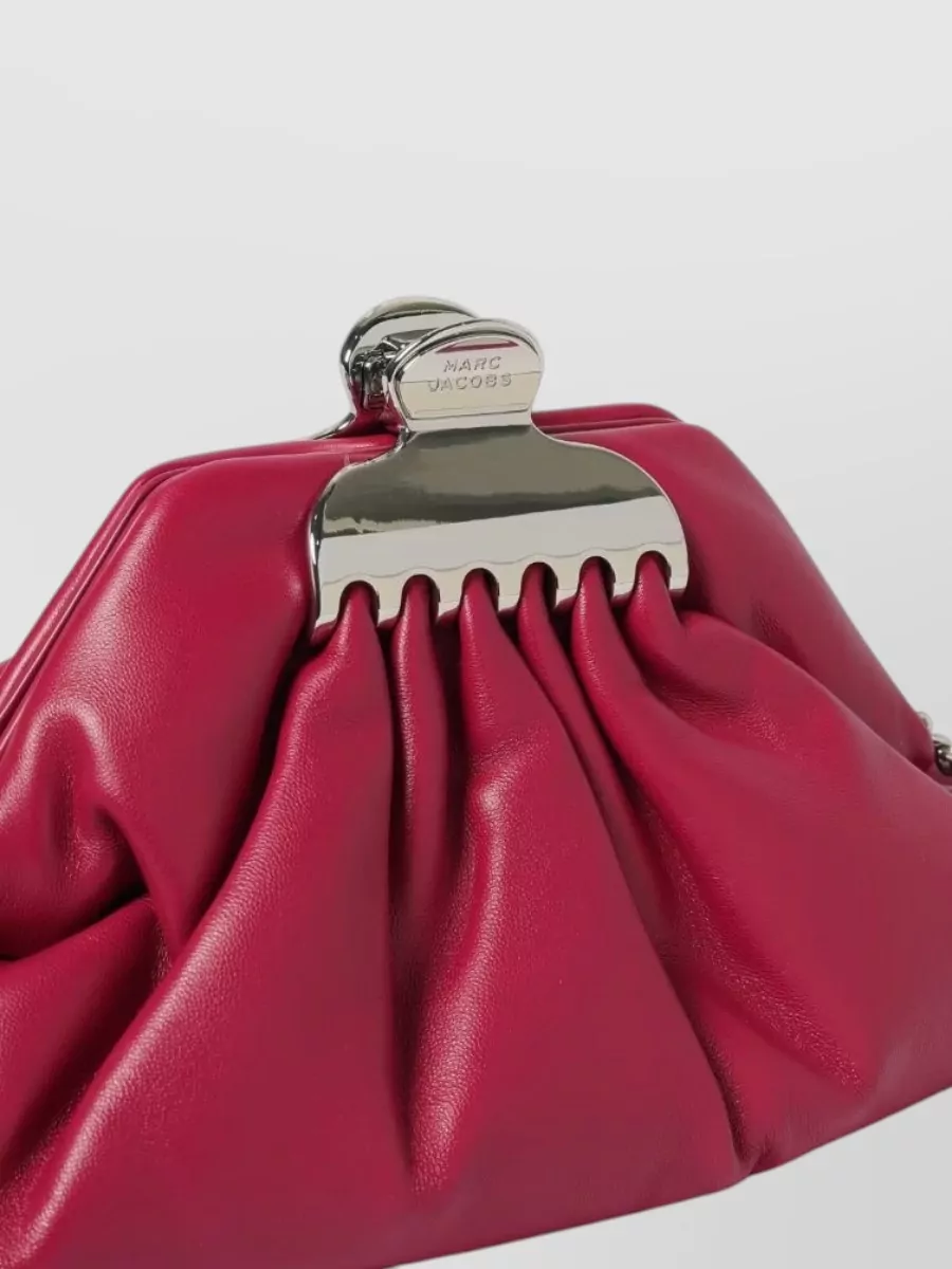 Marc Jacobs Na Lamb Leather Clutch Bag
