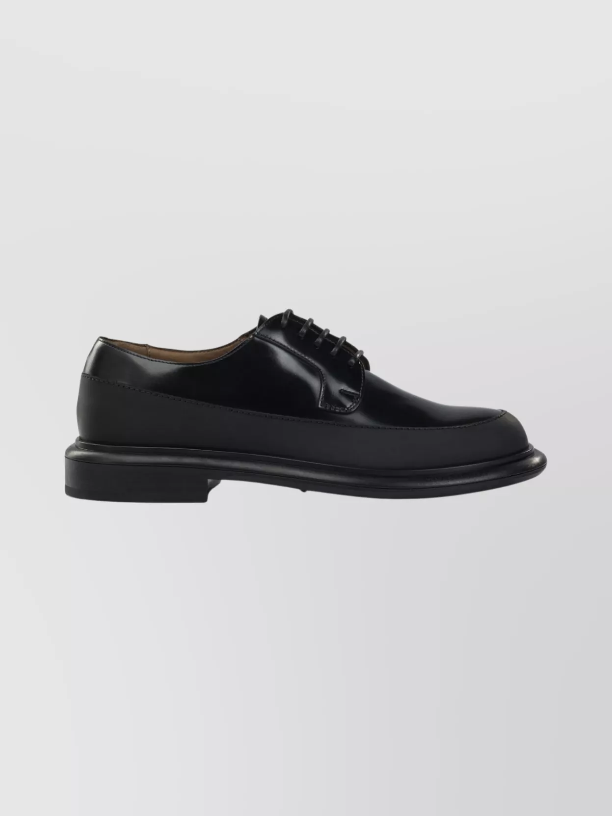Givenchy Round Toe Leather Derby Lace-up Shoes In Animal Print