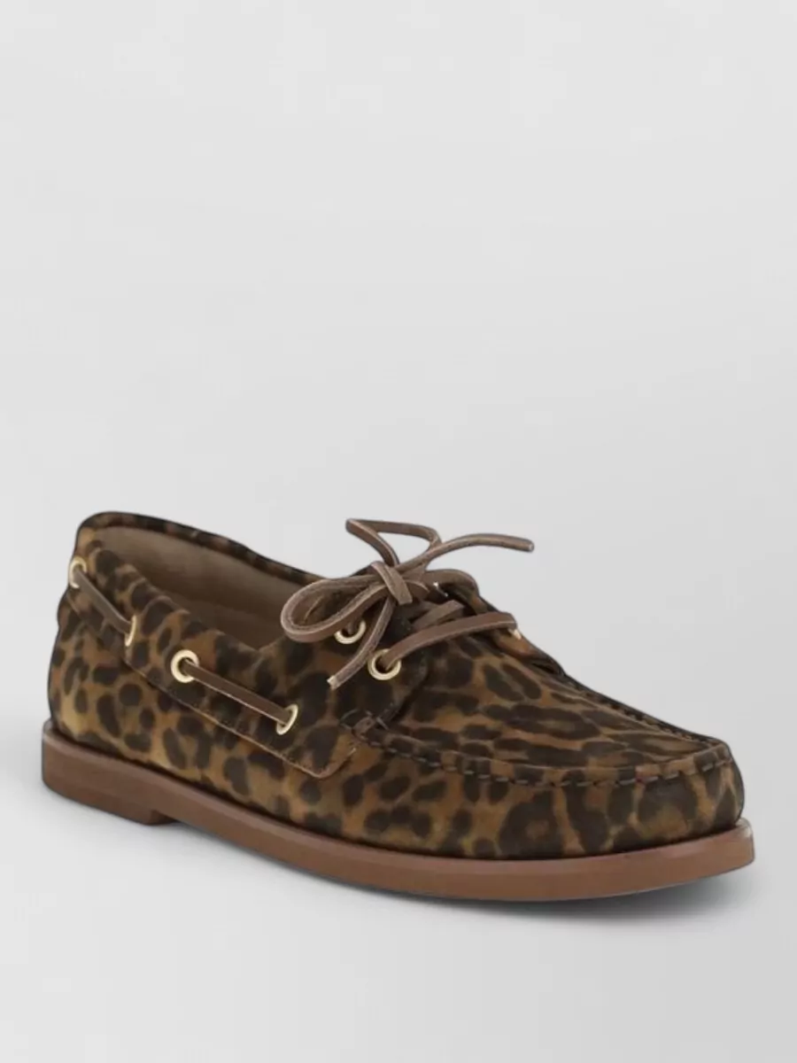 Gianvito Rossi calf leather lace-up shoes