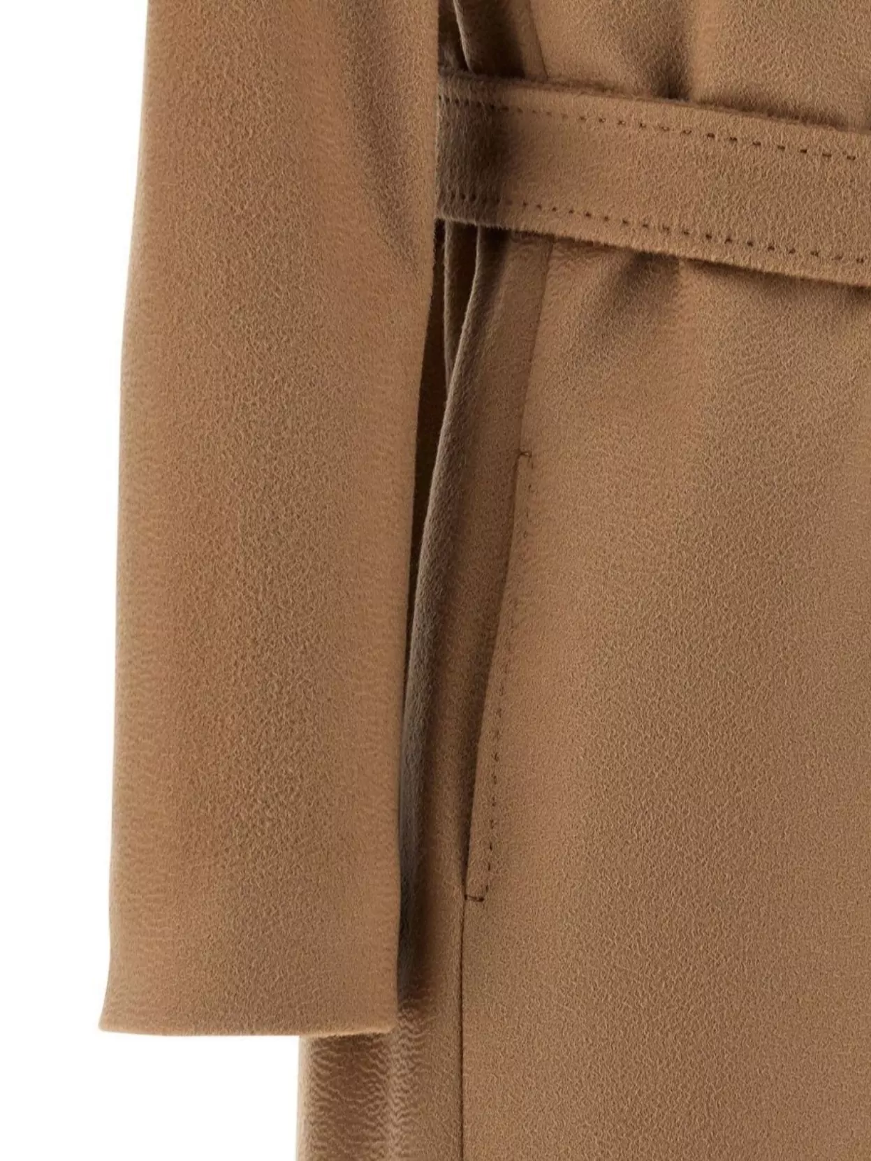 S Max Mara Belted Waist Coat Long Sleeves
